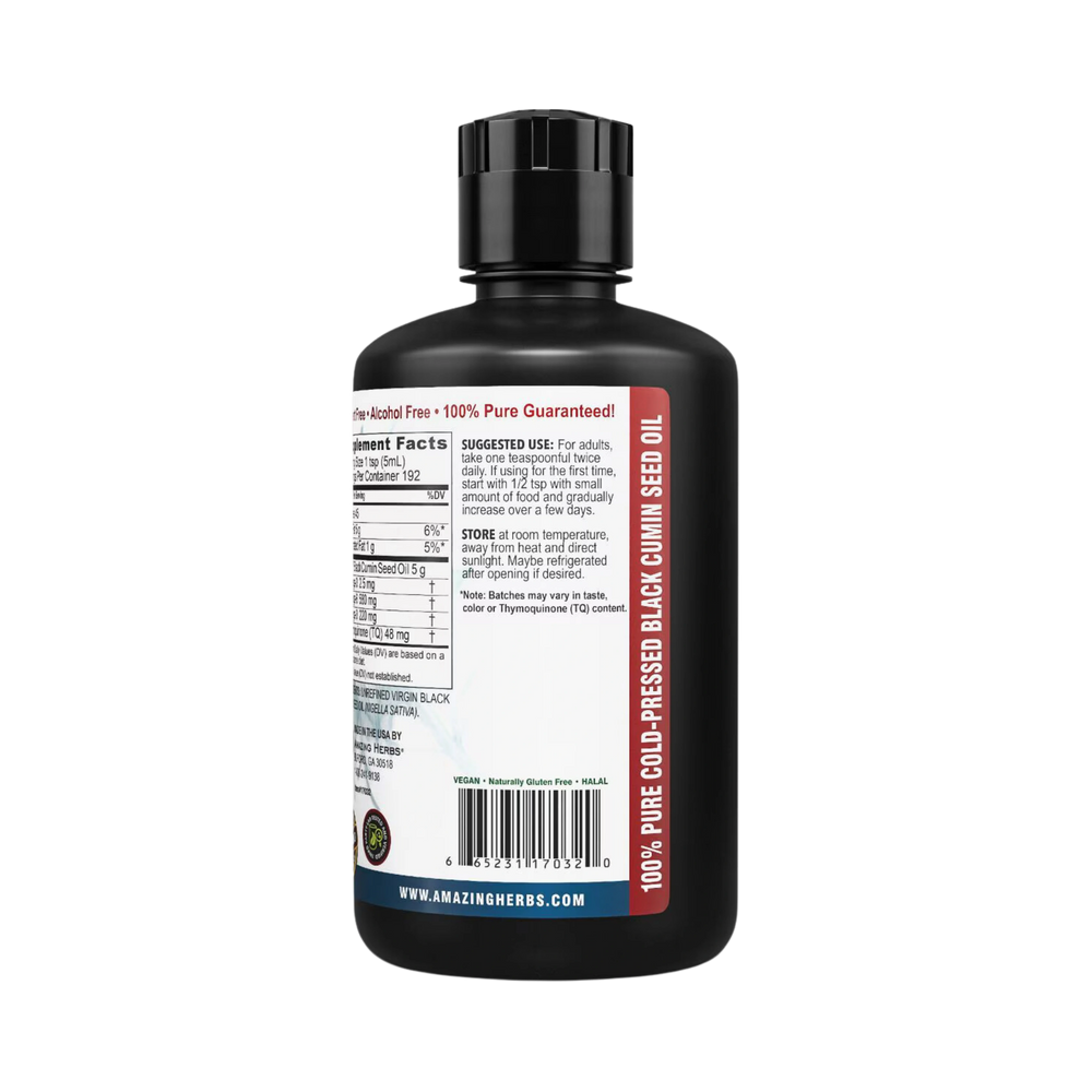 Amazing Herbs, Egyptian Black Seed Oil, 32 Oz