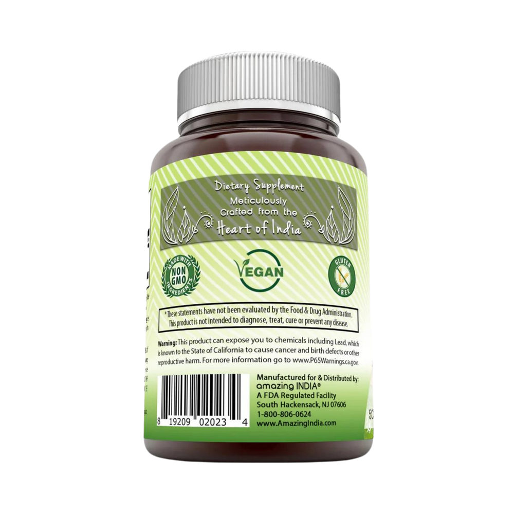 Amazing India, Organic Ginger, 500 Mg, 120 Vegiee Capsules