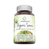 Amazing India, Organic Senna, 500 Mg, 120 Organic Tablets