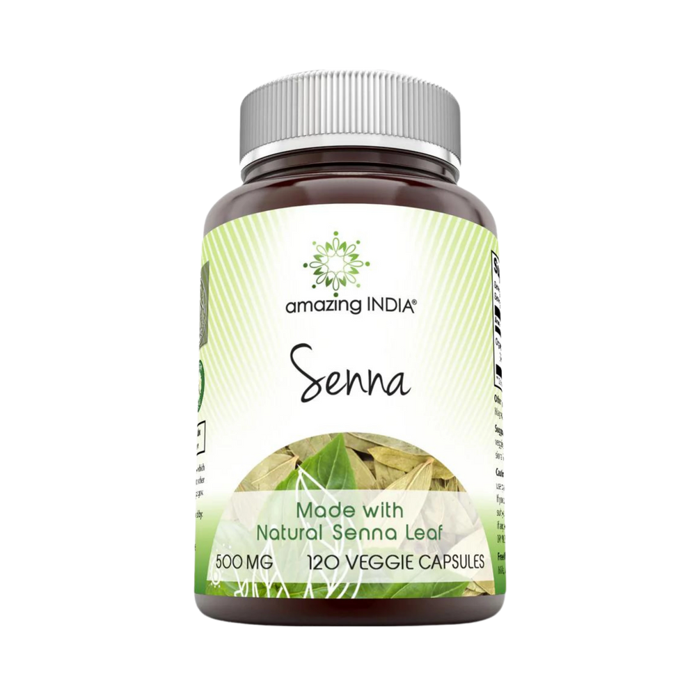 Amazing India, Senna, 500 Mg, 120 Vegetarian Capsules