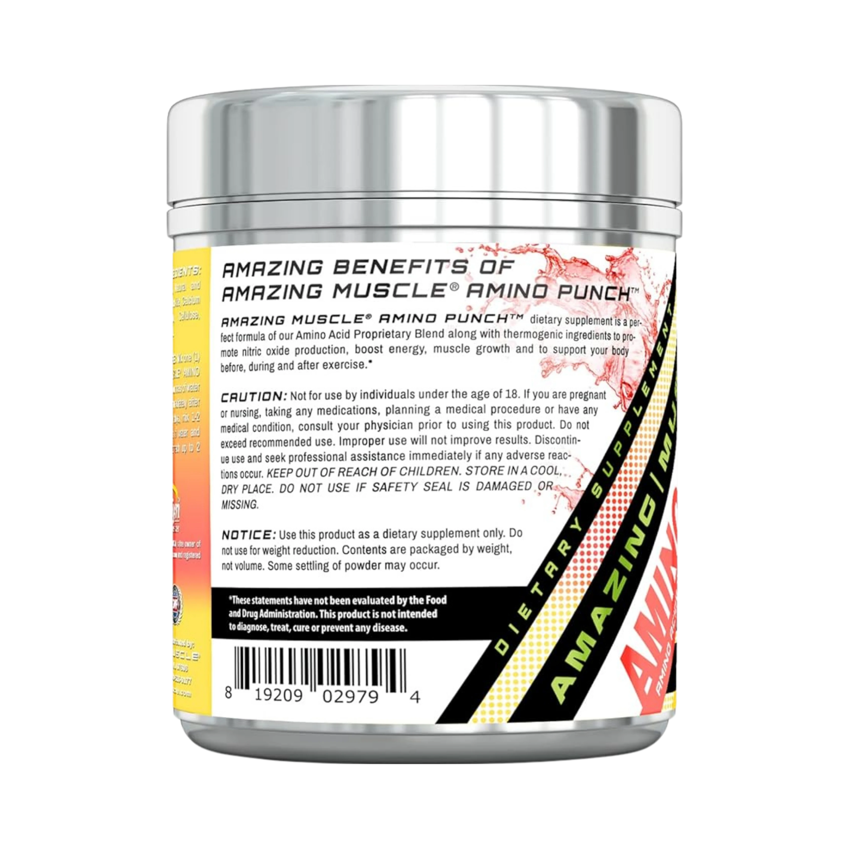 Amazing Muscle, Amino Punch, Cherry Lemonade, 30 Servings