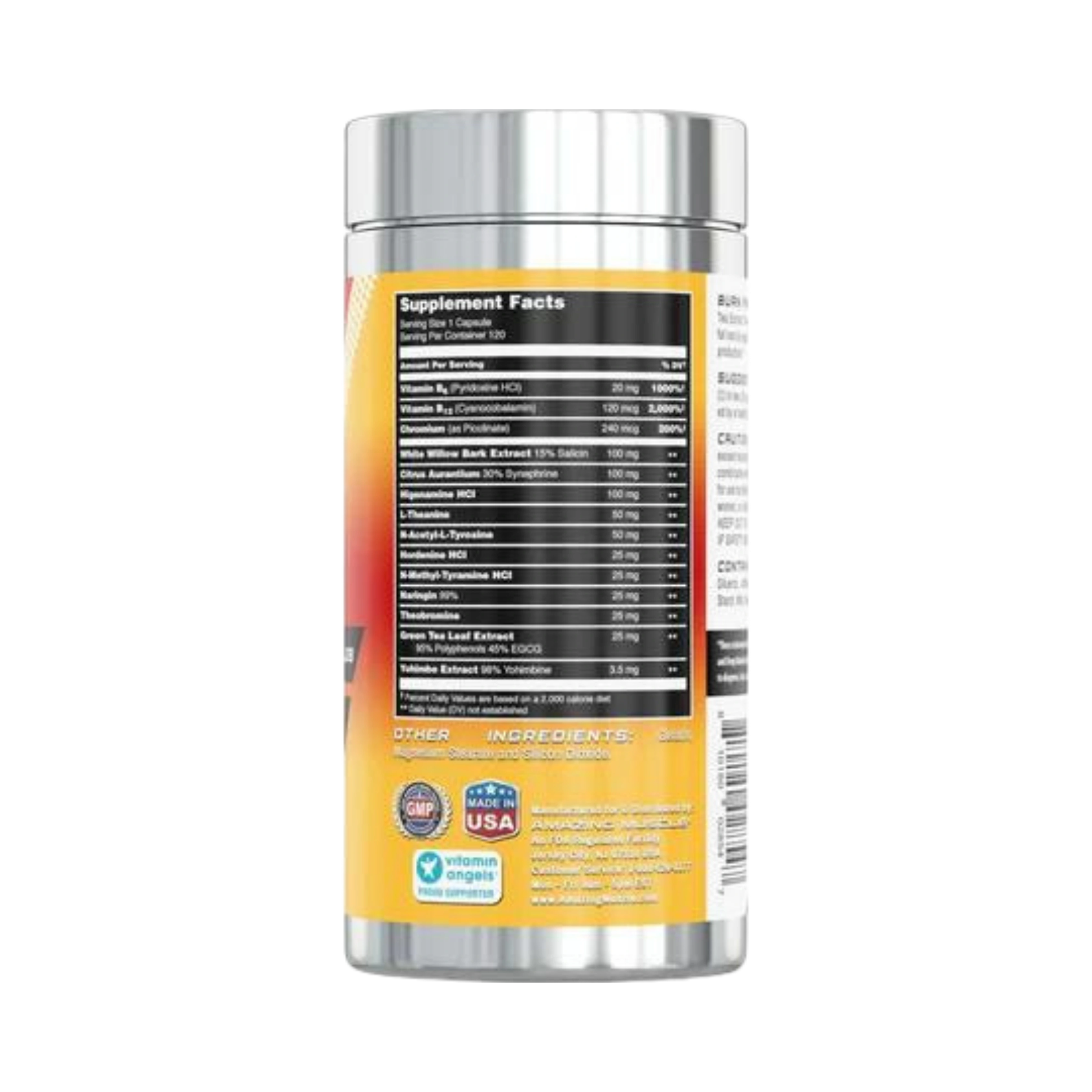 Amazing Muscle, Burn Fast Thermogenic Formula, 120 Capsules