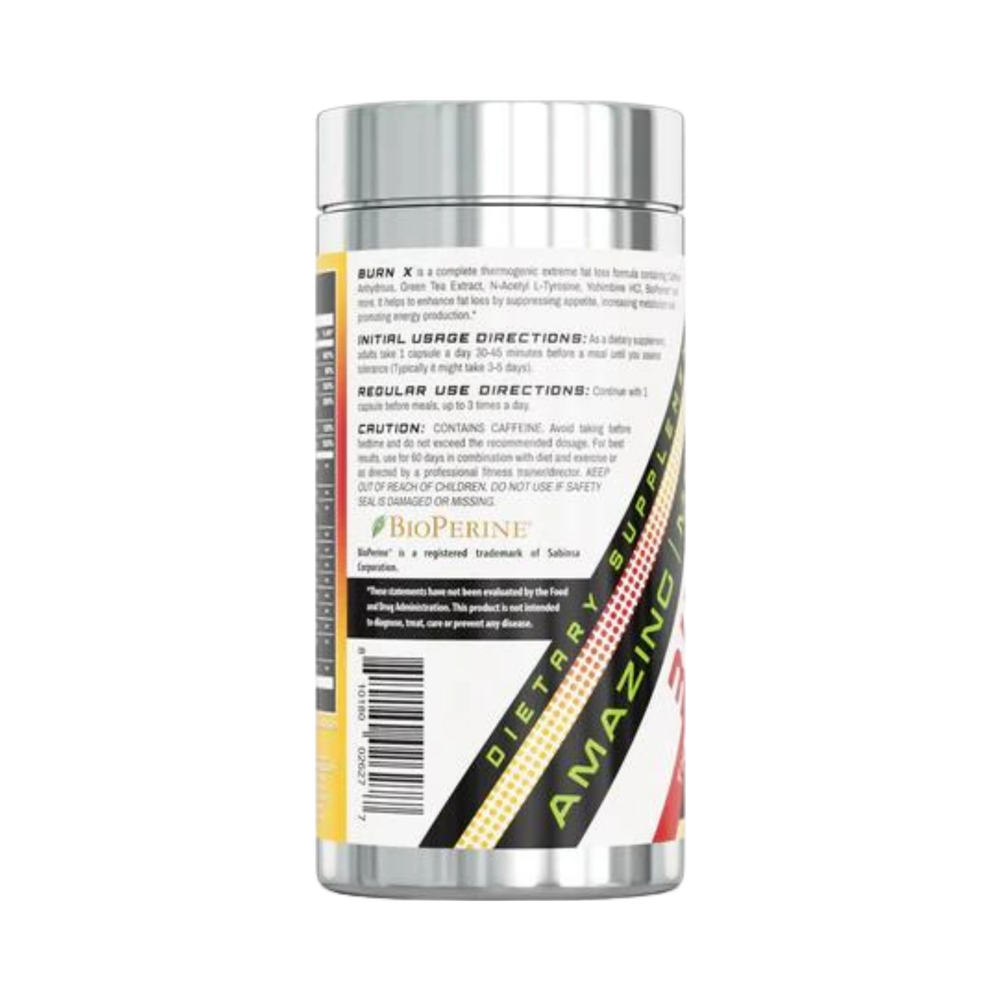 Amazing Muscle, Burn X Advanced Thermogenic Fat Burner, 90 Capsules