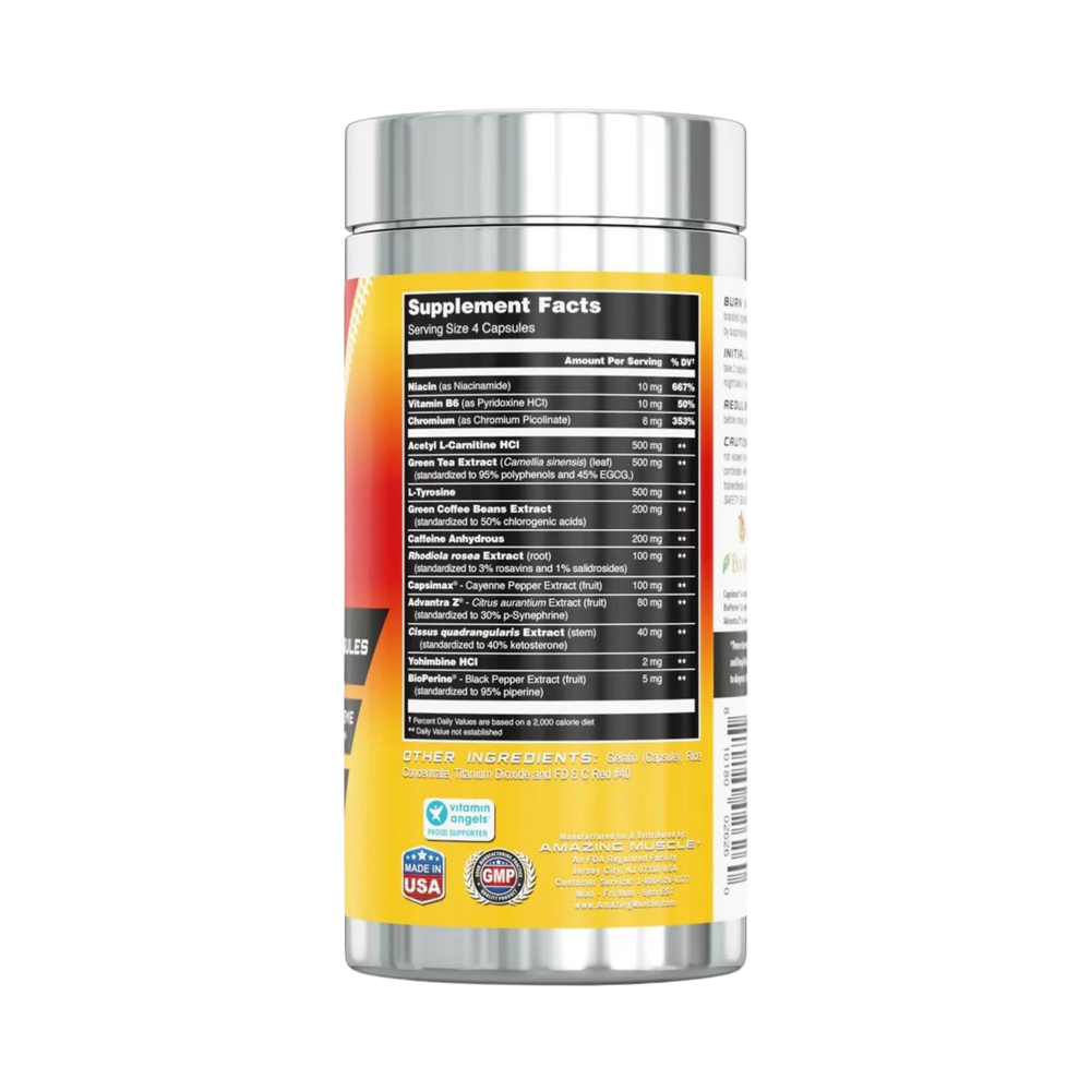 Amazing Muscle, Burn X-Treme Complete Thermogenic Formula, 120 Capsules