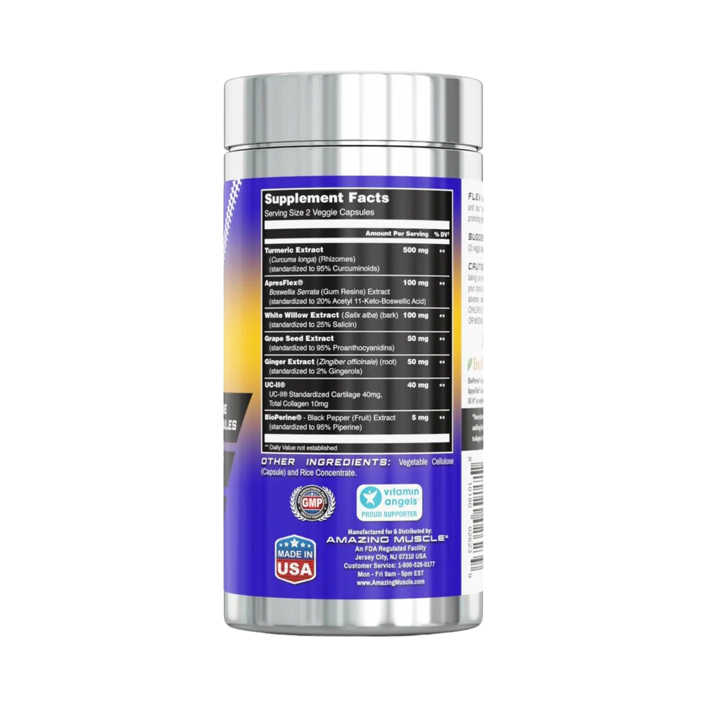 Amazing Muscle, Flex Joint & Flexibility Support, 60 Veggie Capsules