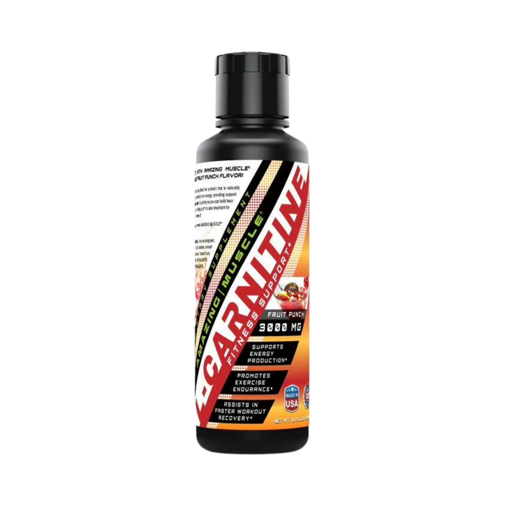 Amazing Muscle, L-Carnitine 3000, Fruit Punch Flavor, 16 Fl Oz