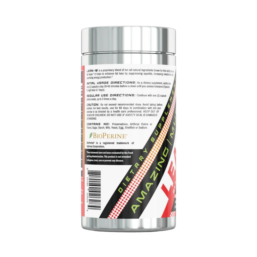 Amazing Muscle, Lean 10 Fat Burner, 90 Capsules