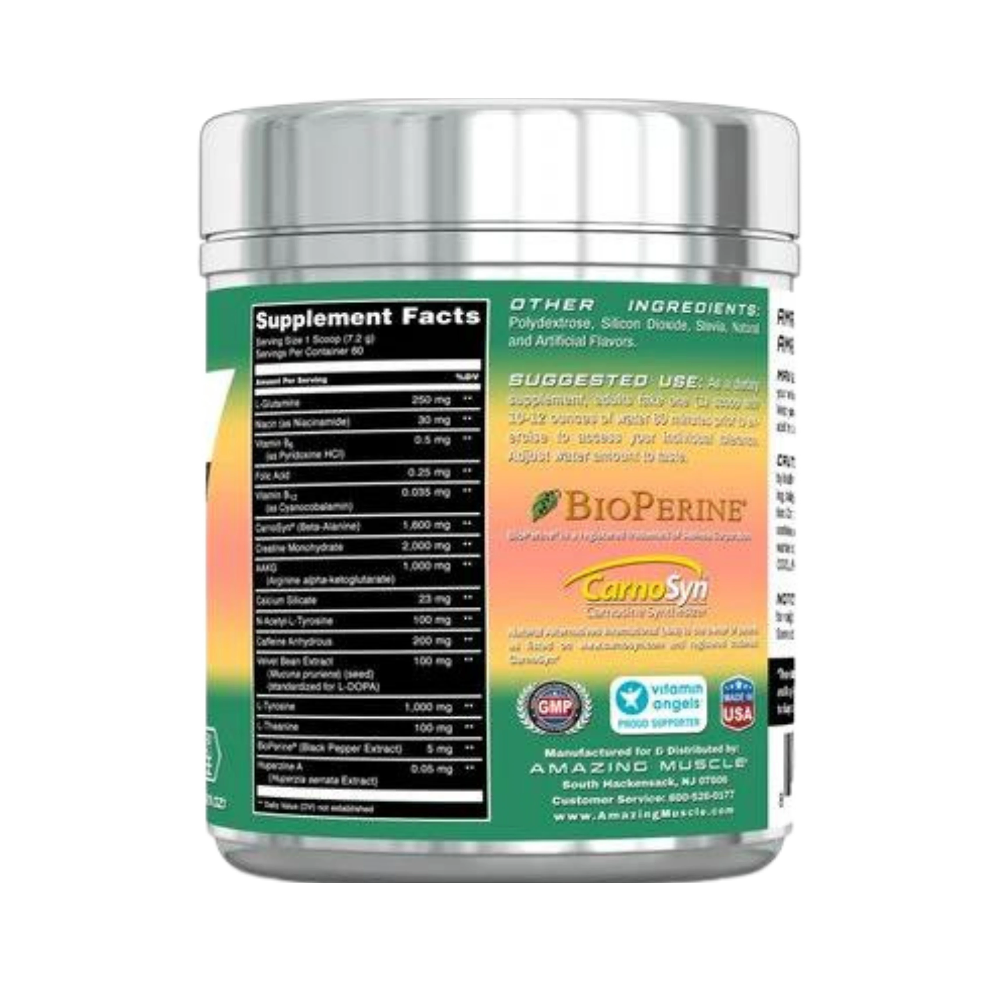 Amazing Muscle, Max Boost Advanced Pre-Workout Formula, Watermelon, 60 Servings