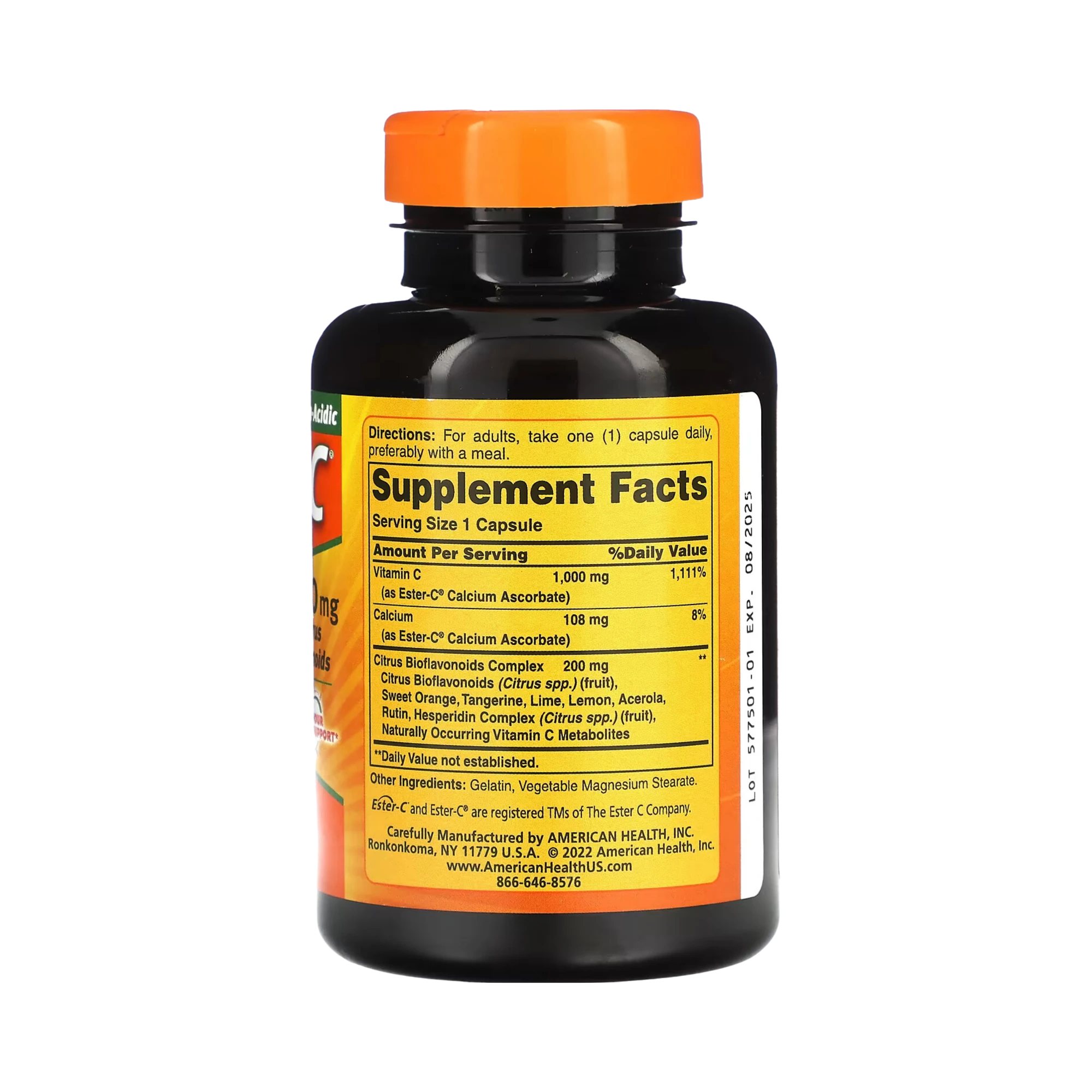 American Health, Ester-C 1000 Mg with Citrus Bioflavonoids, 90 Capsules