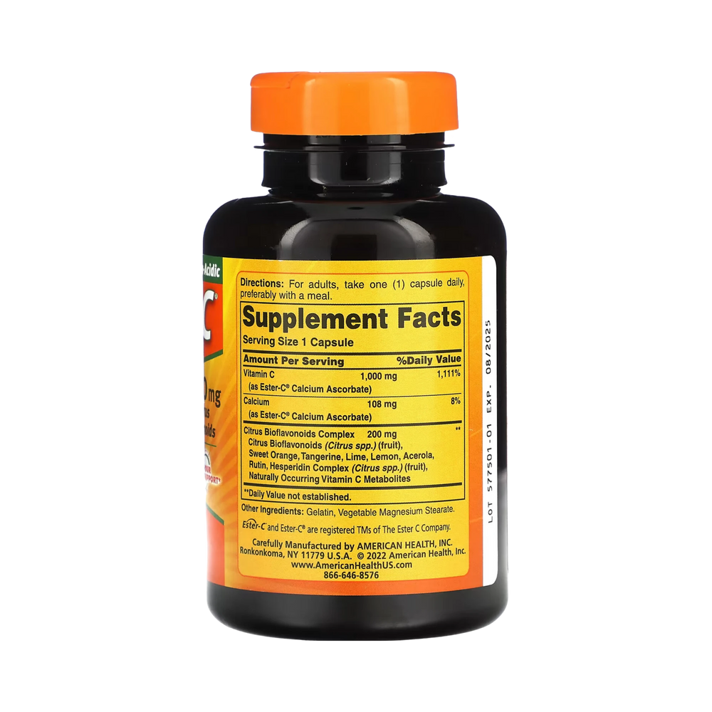 American Health, Ester-C 1000 Mg with Citrus Bioflavonoids, 90 Capsules