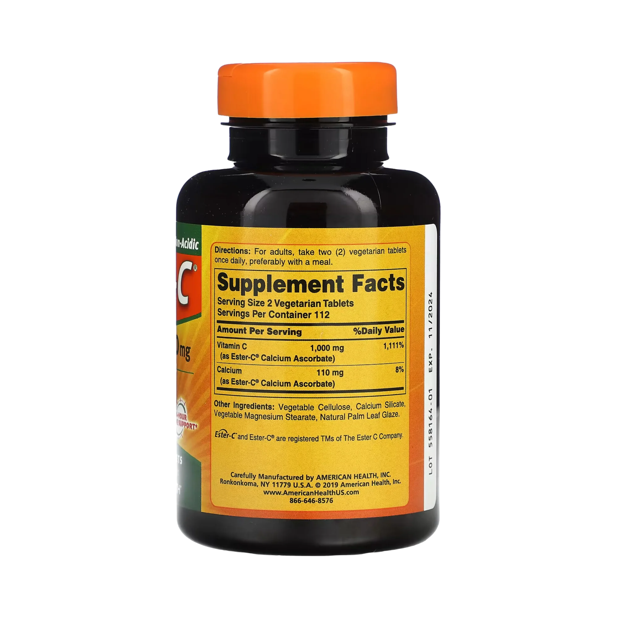 American Health, Ester-C 500 Mg, 225 Tablets