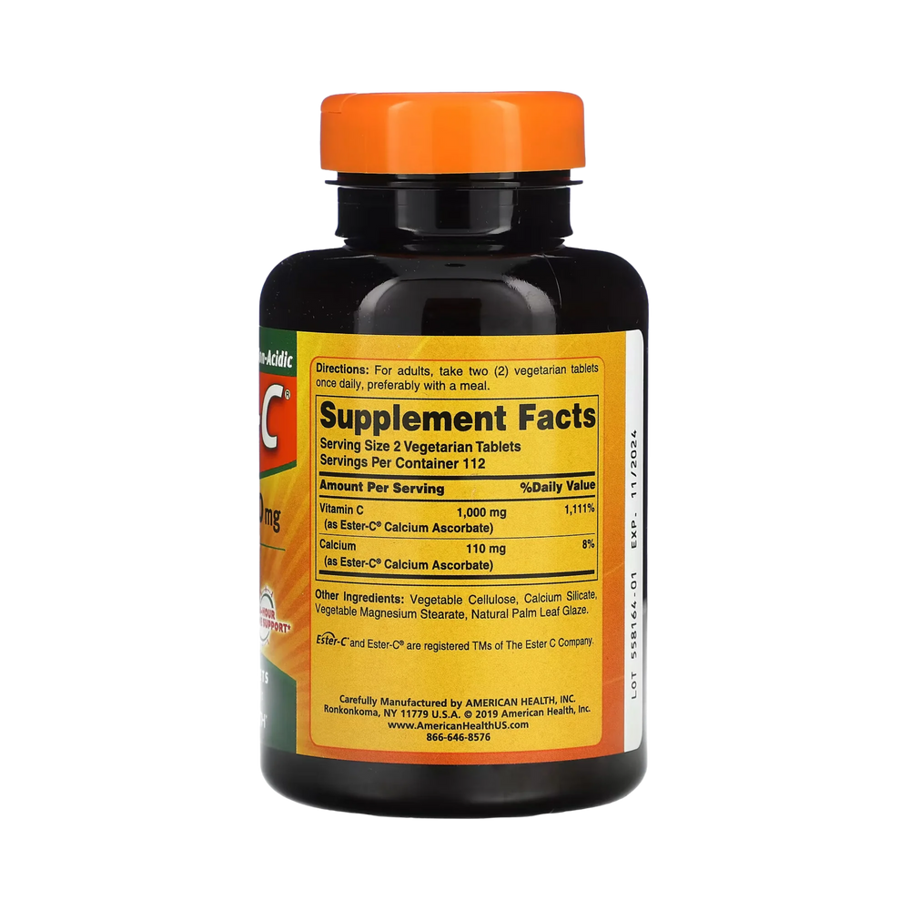 American Health, Ester-C 500 Mg, 225 Tablets