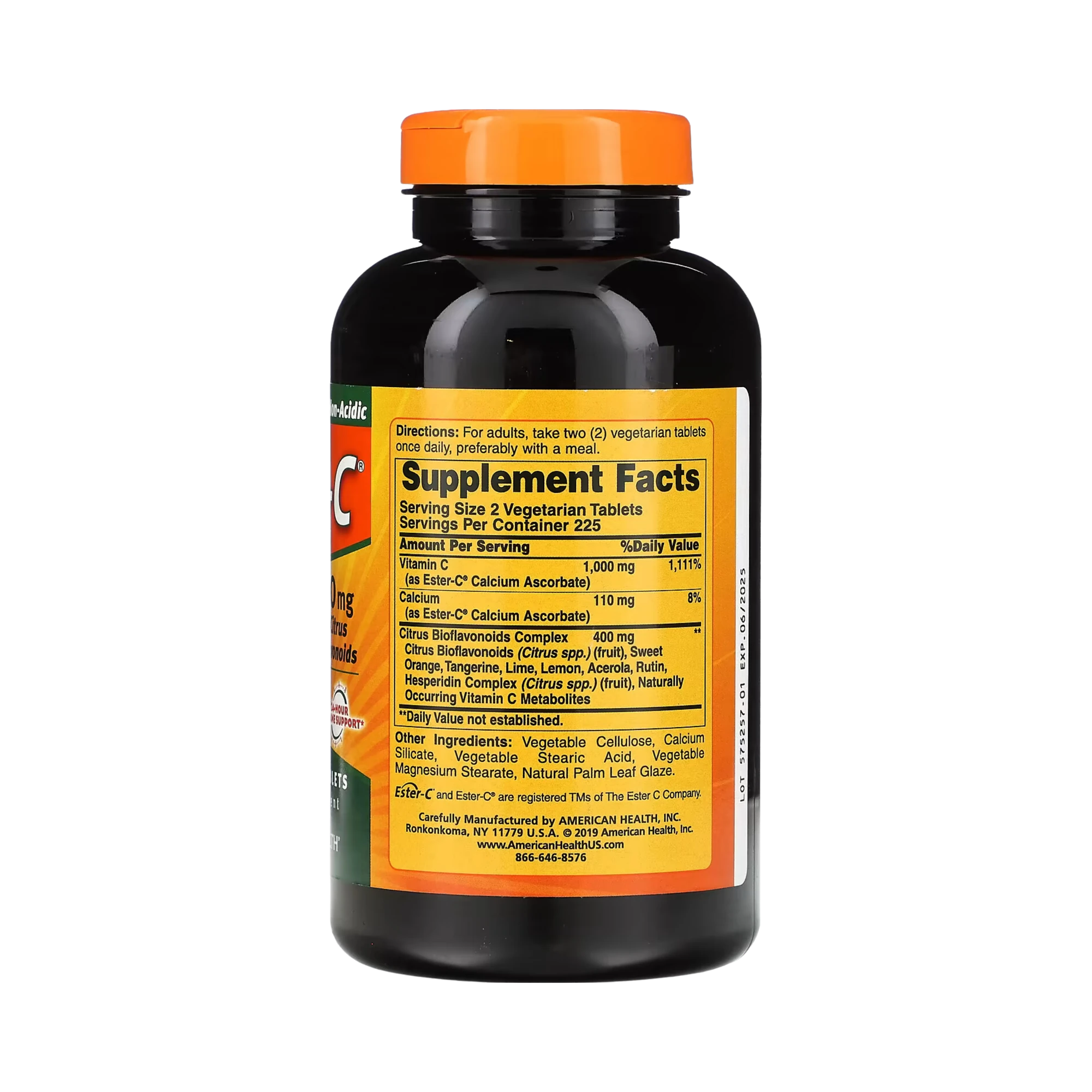 American Health, Ester-C 500 Mg with Citrus Bioflavonoids, 450 Tablets