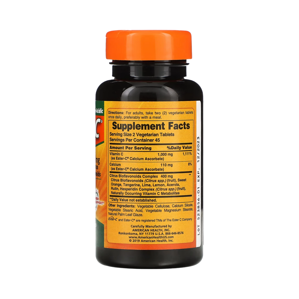 American Health, Ester-C 500 Mg with Citrus Bioflavonoids, 90 Tablets