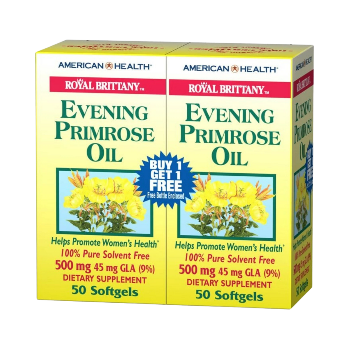 American Health, Evening Primrose Oil, 500 mg, 50x2 Softgels