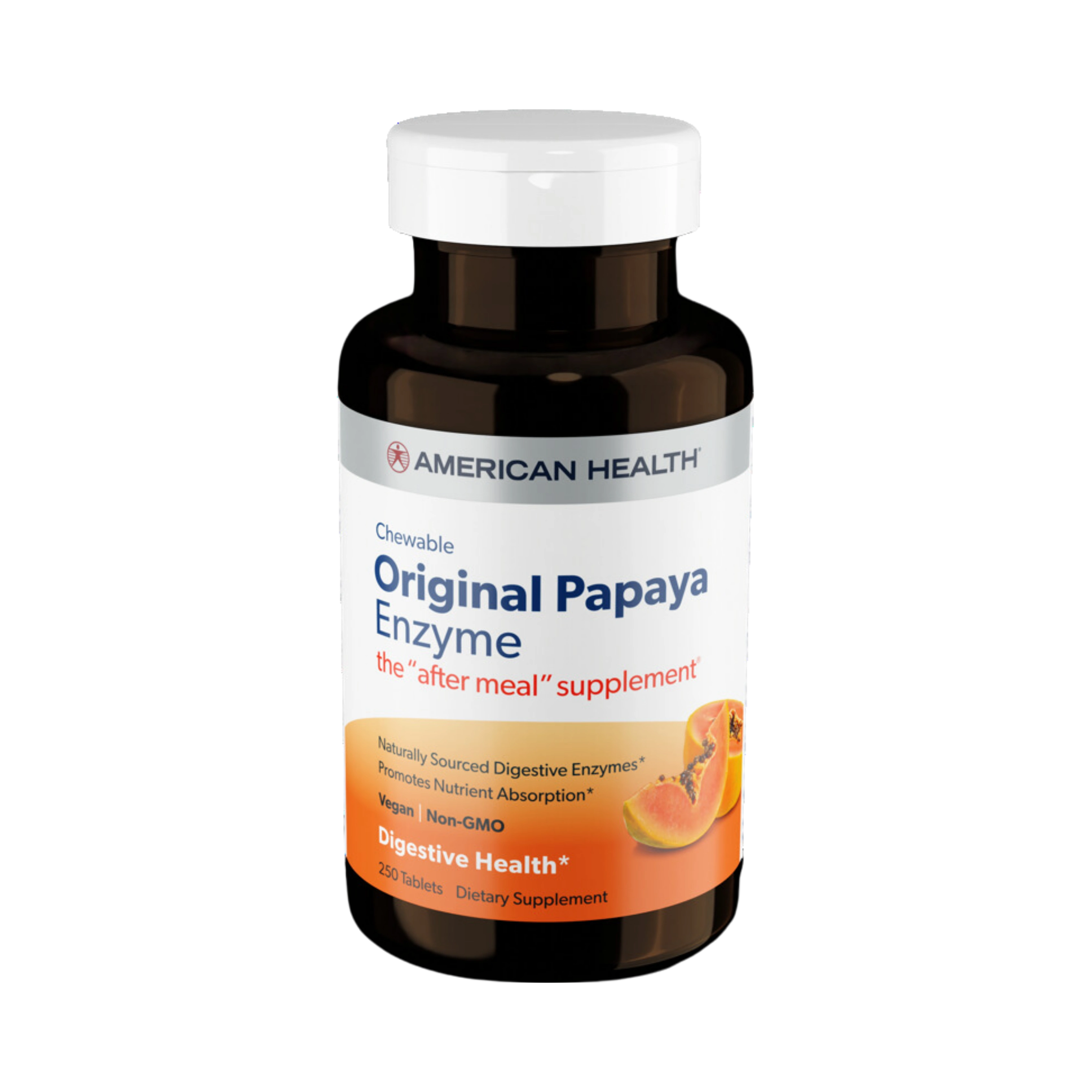 American Health, Original Papaya Enzyme, 250 Tablets