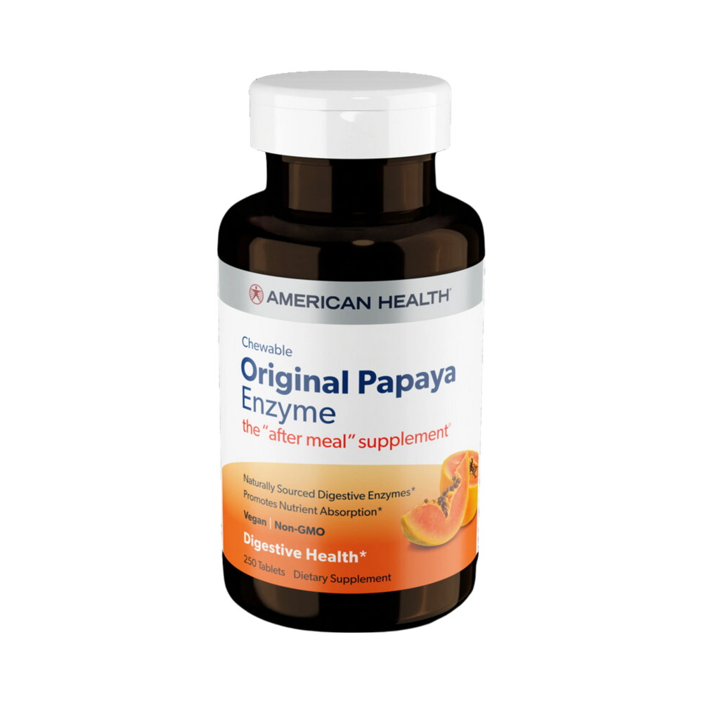 American Health, Original Papaya Enzyme, 250 Tablets