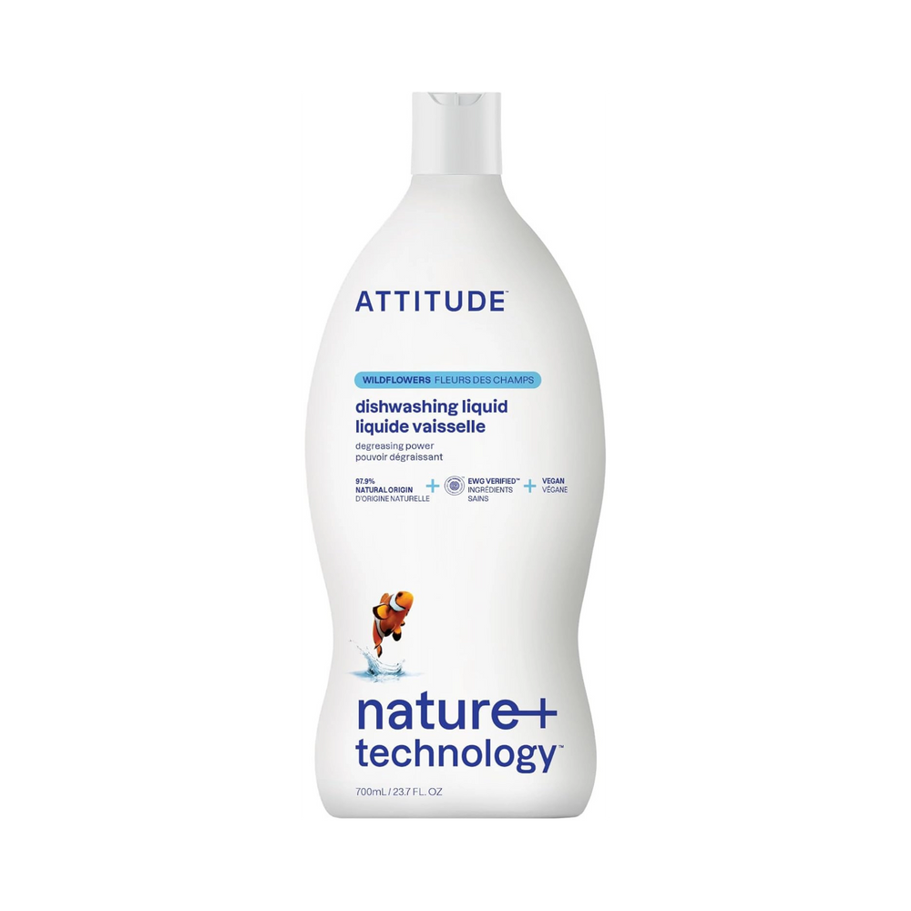Attitude, Dishwashing Liquid Wildflowers, 23 Fl Oz