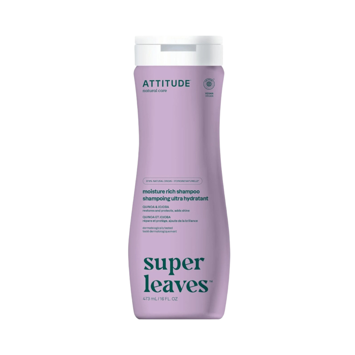 Attitude, Natural Shampoo Moisture Rich, 15.9 Fl Oz