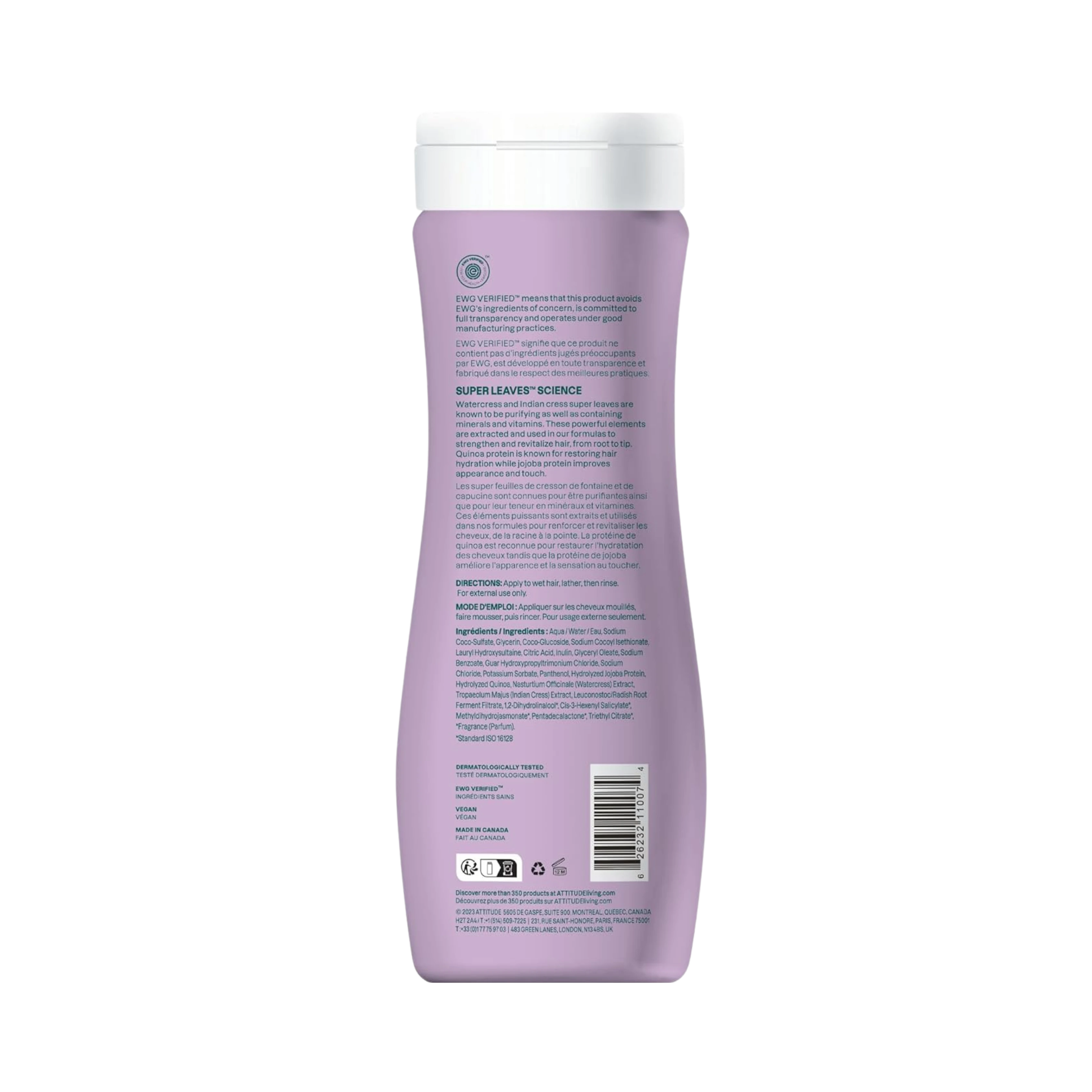 Attitude, Natural Shampoo Moisture Rich, 15.9 Fl Oz
