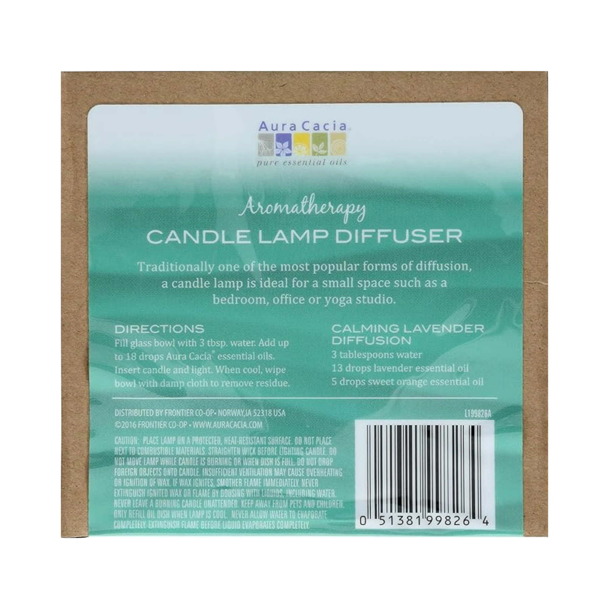 Aura Cacia, Black Spiral Candle Lamp, 1 Unit