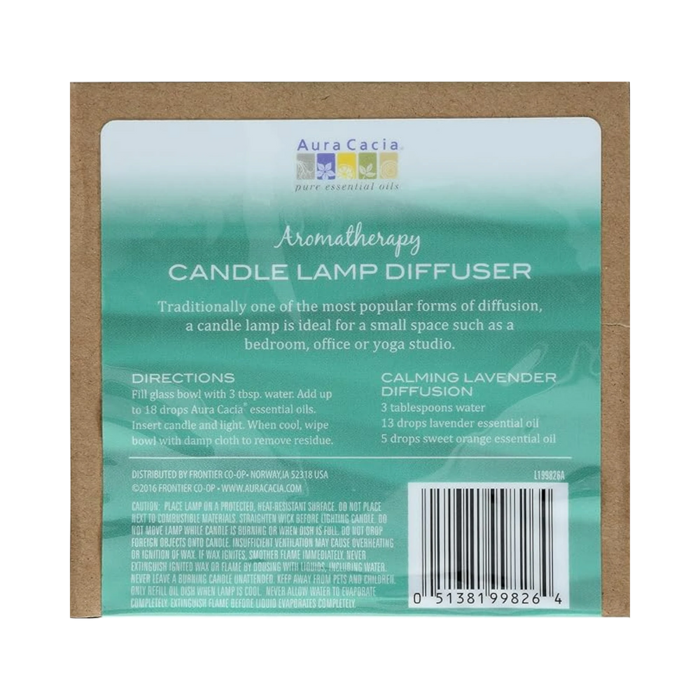Aura Cacia, Black Spiral Candle Lamp, 1 Unit