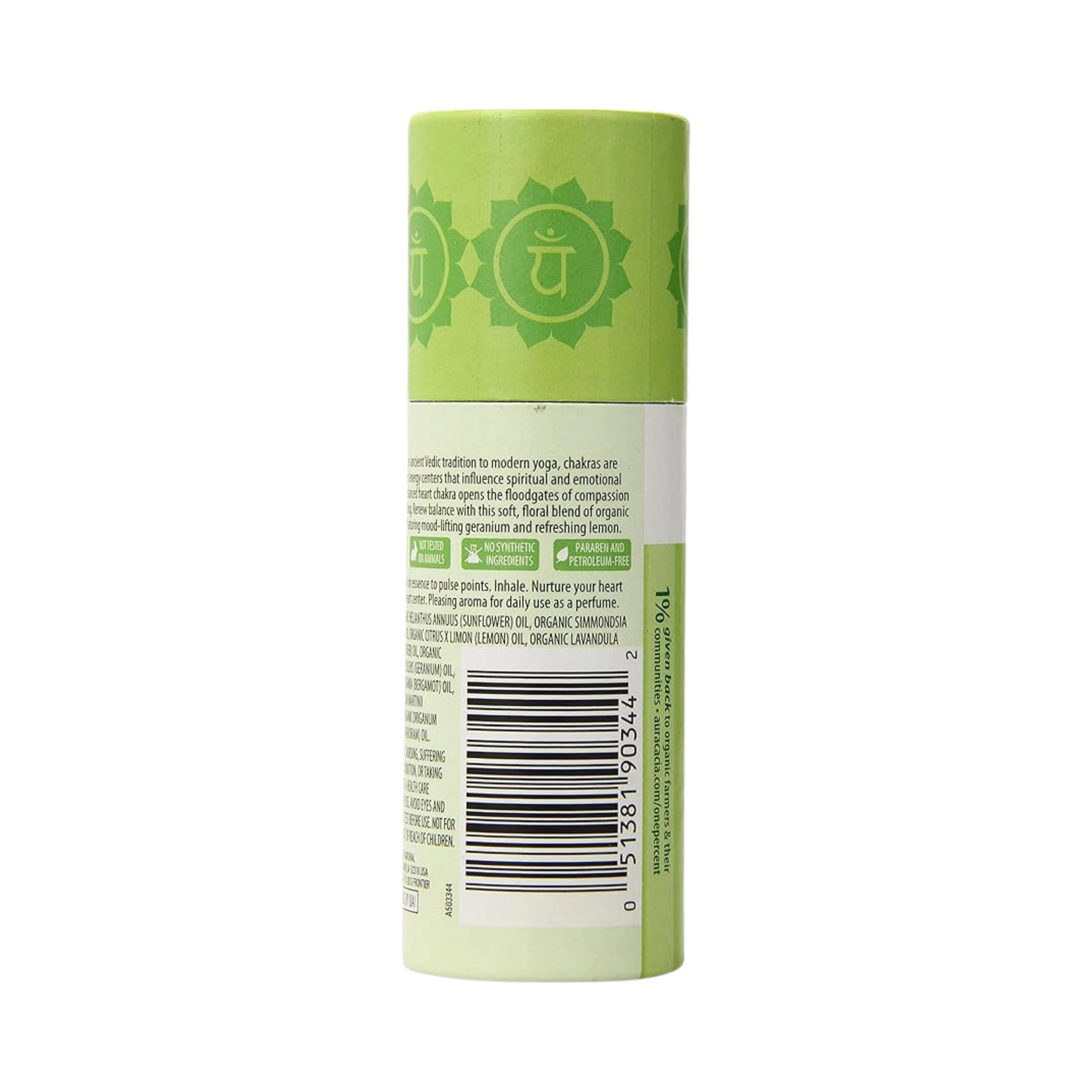 Aura Cacia, Chakra Balancing Aromatherapy Roll-On, Opening Heart, 0.31 Oz