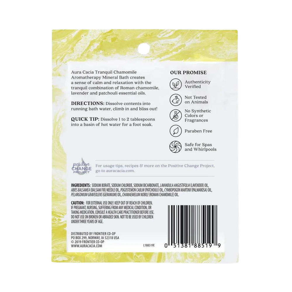 Aura Cacia, Chamomile Mineral Bath, 2.5 Oz