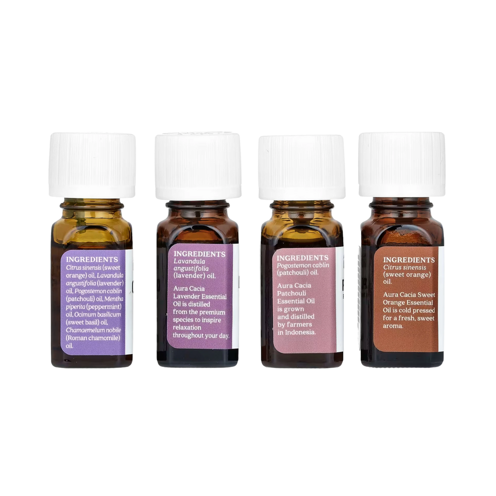 Aura Cacia, Discover Relaxation Kit, Essential Oils