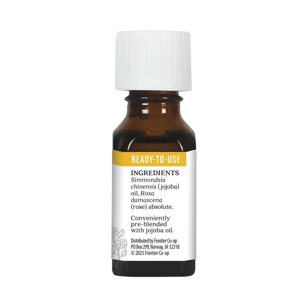 Aura Cacia, Essential Oil In Jojoba Oil, Rose Absolute, 0.5 Oz