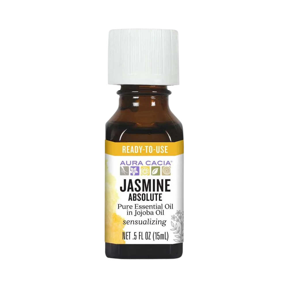 Aura Cacia, Essential Oil, Jasmine Absolute, 0.5 Oz