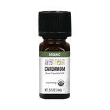 Aura Cacia, Essential Oil, Organic Cardamom, 0.25 Fl Oz