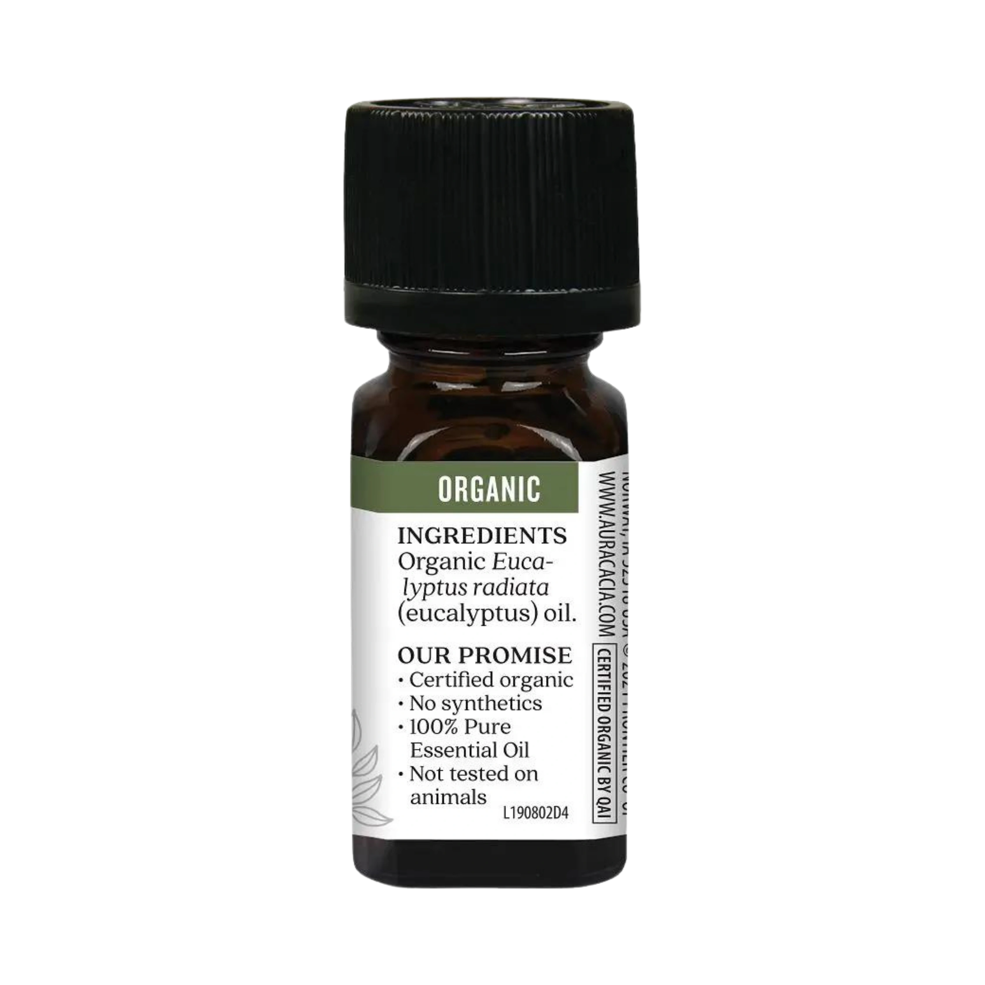 Aura Cacia, Essential Oil, Organic Eucalyptus, 0.25 Oz