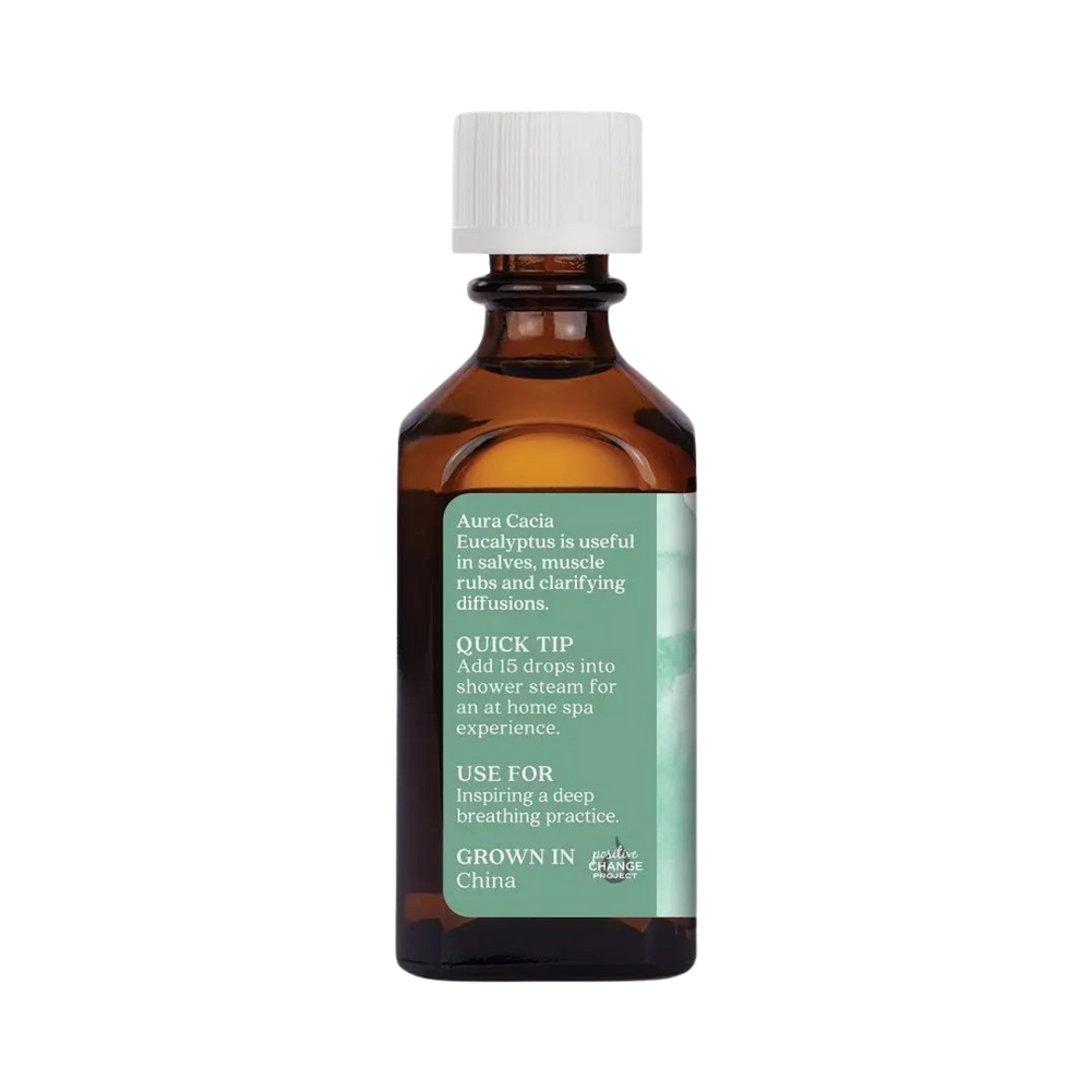 Aura Cacia, Eucalyptus Essential Oil, Globulus, 2 Oz