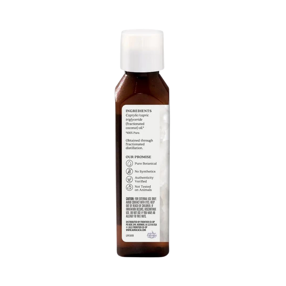 Aura Cacia, Fractionated Coconut Oil, 4 Oz