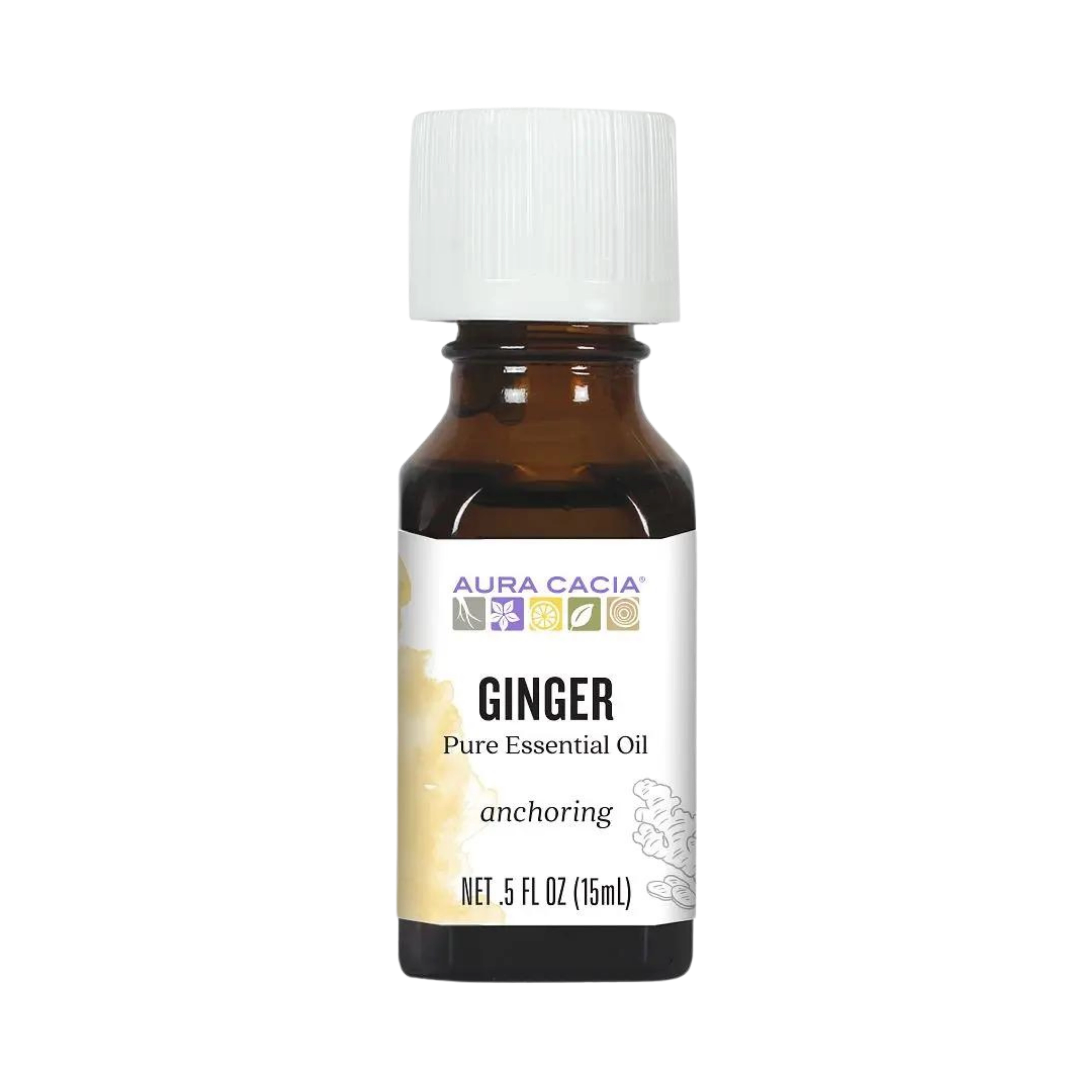 Aura Cacia, Ginger Essential Oil , 0.5 Oz