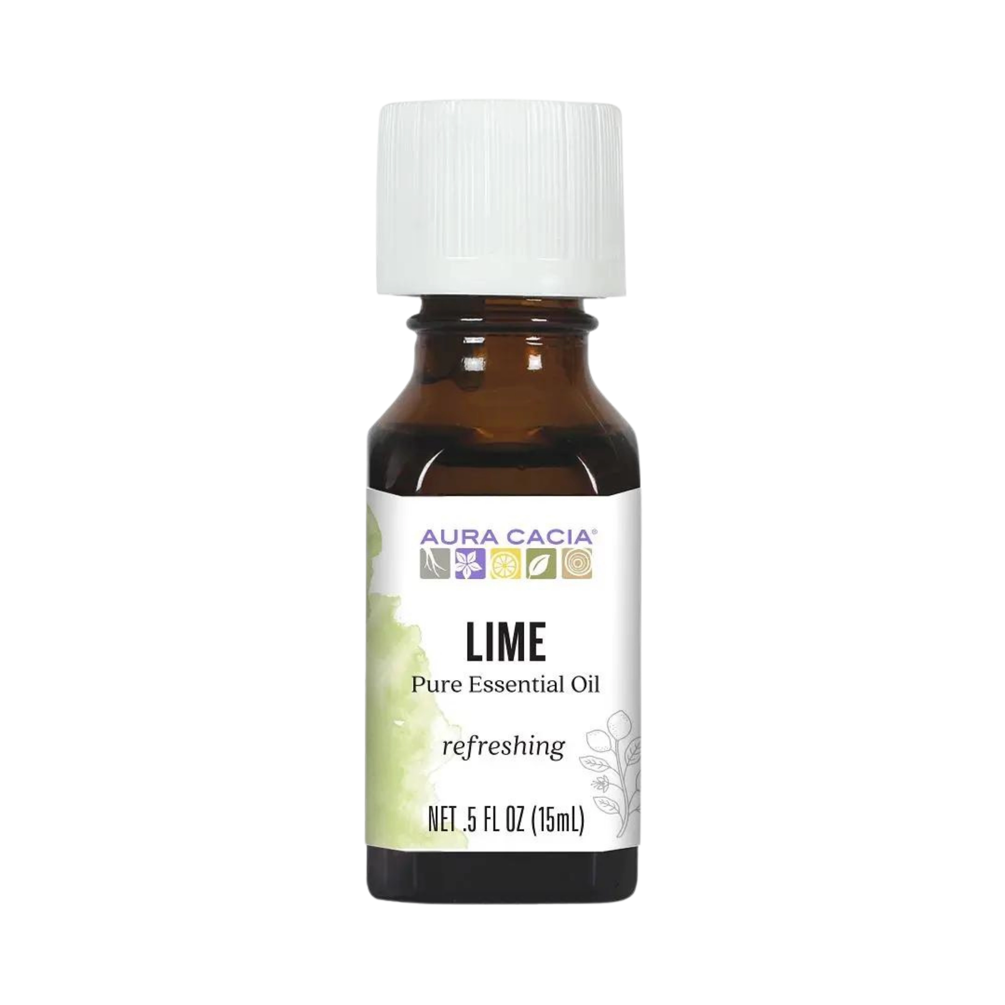 Aura Cacia, Lime Essential Oil, 0.5 Oz