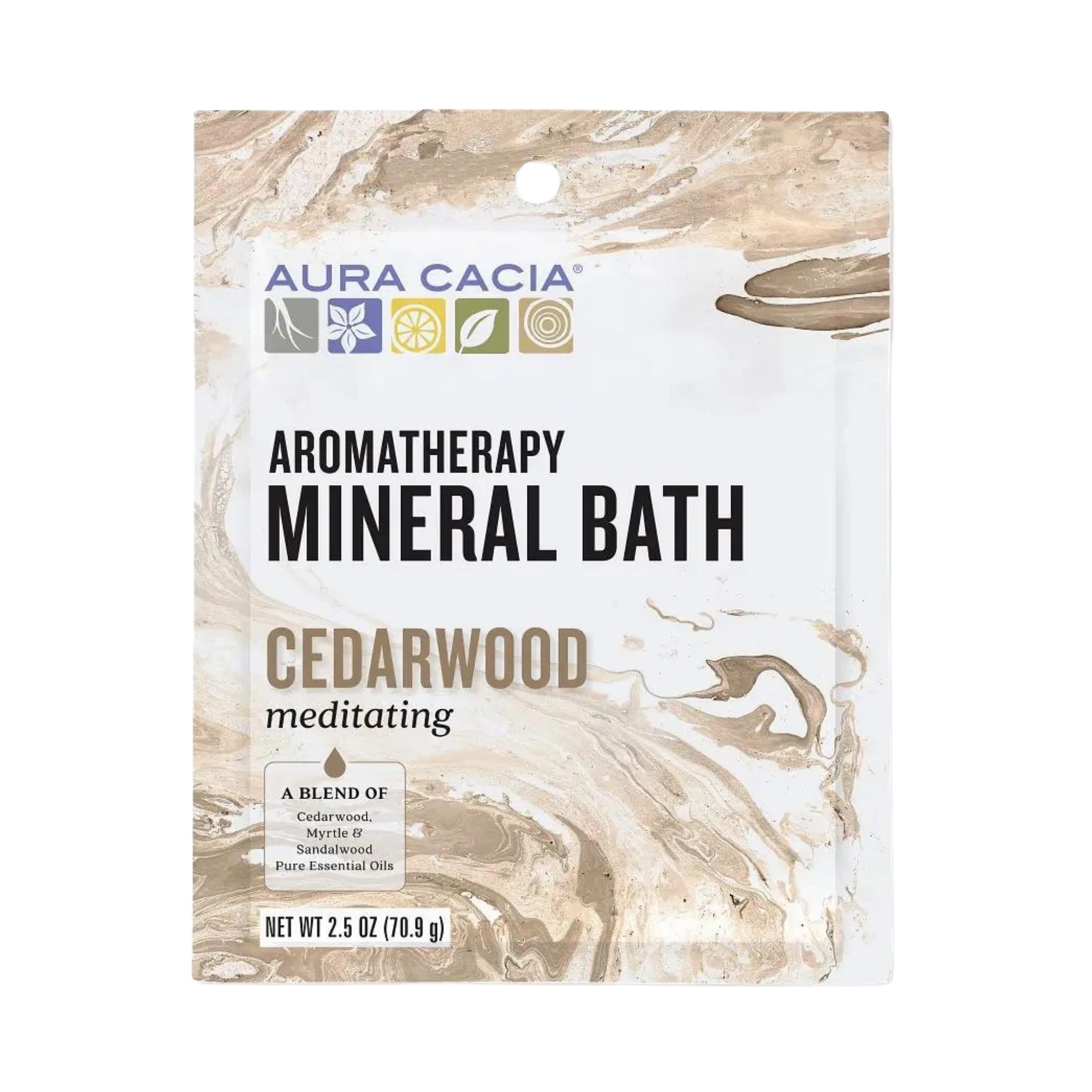 Aura Cacia, Mineral Bath, Cedarwood, 2.5 Oz