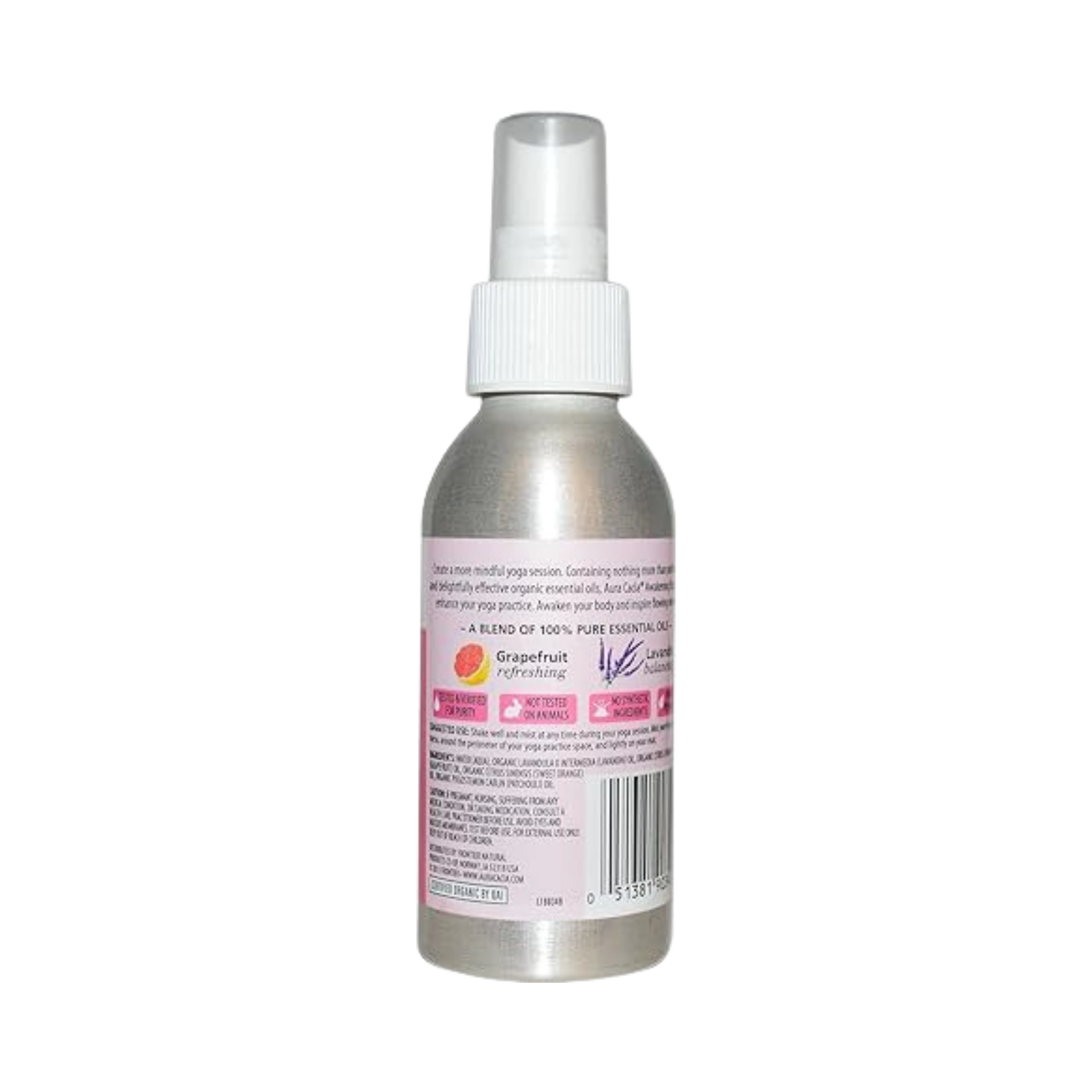 Aura Cacia, Organic Awakening Grapefruit Lavender Yoga Mist, 4 Fl Oz