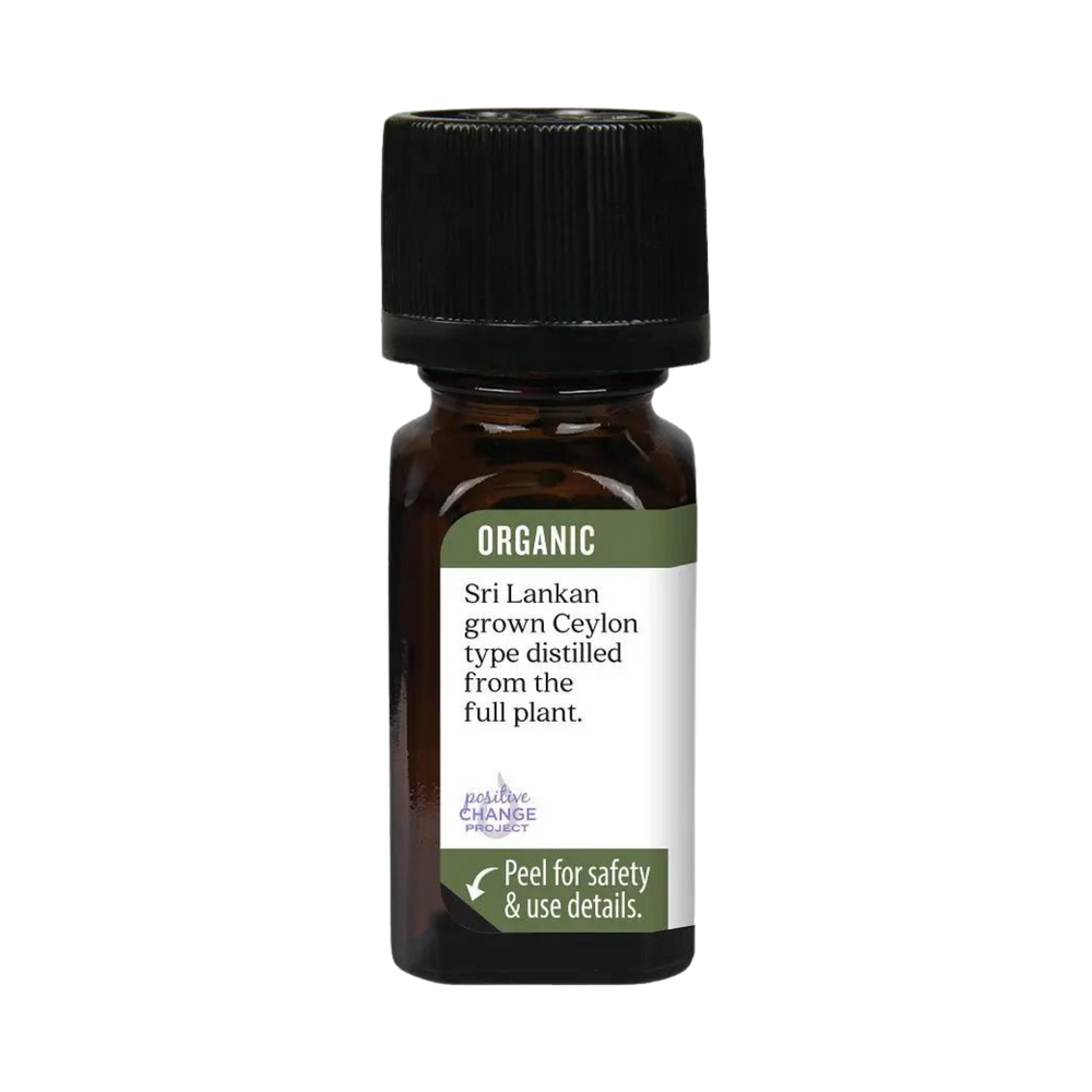 Aura Cacia, Organic Citronella Essential Oil, 0.25 Oz