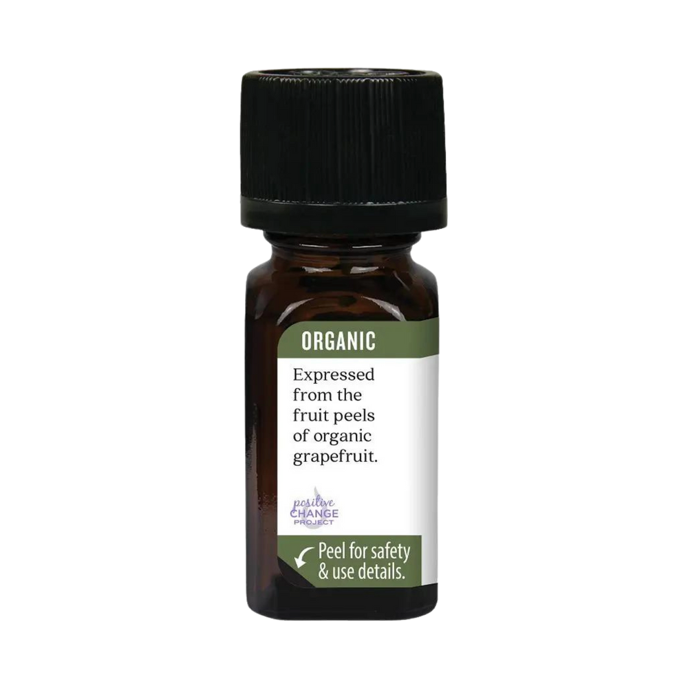 Aura Cacia, Organic Grapefruit, Essential Oil, 0.25 Oz
