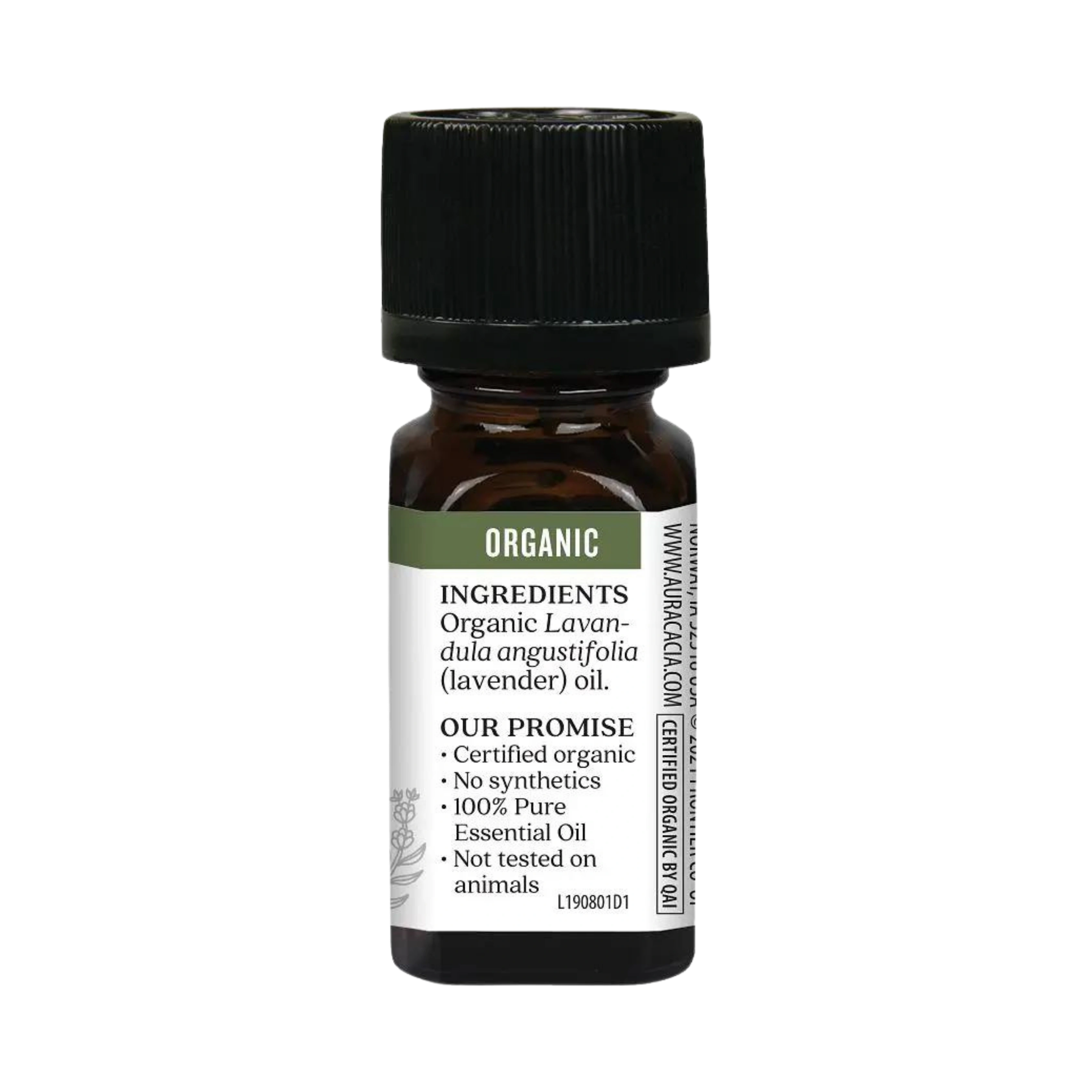 Aura Cacia, Organic Lavender, Essential Oil, 0.25 Oz