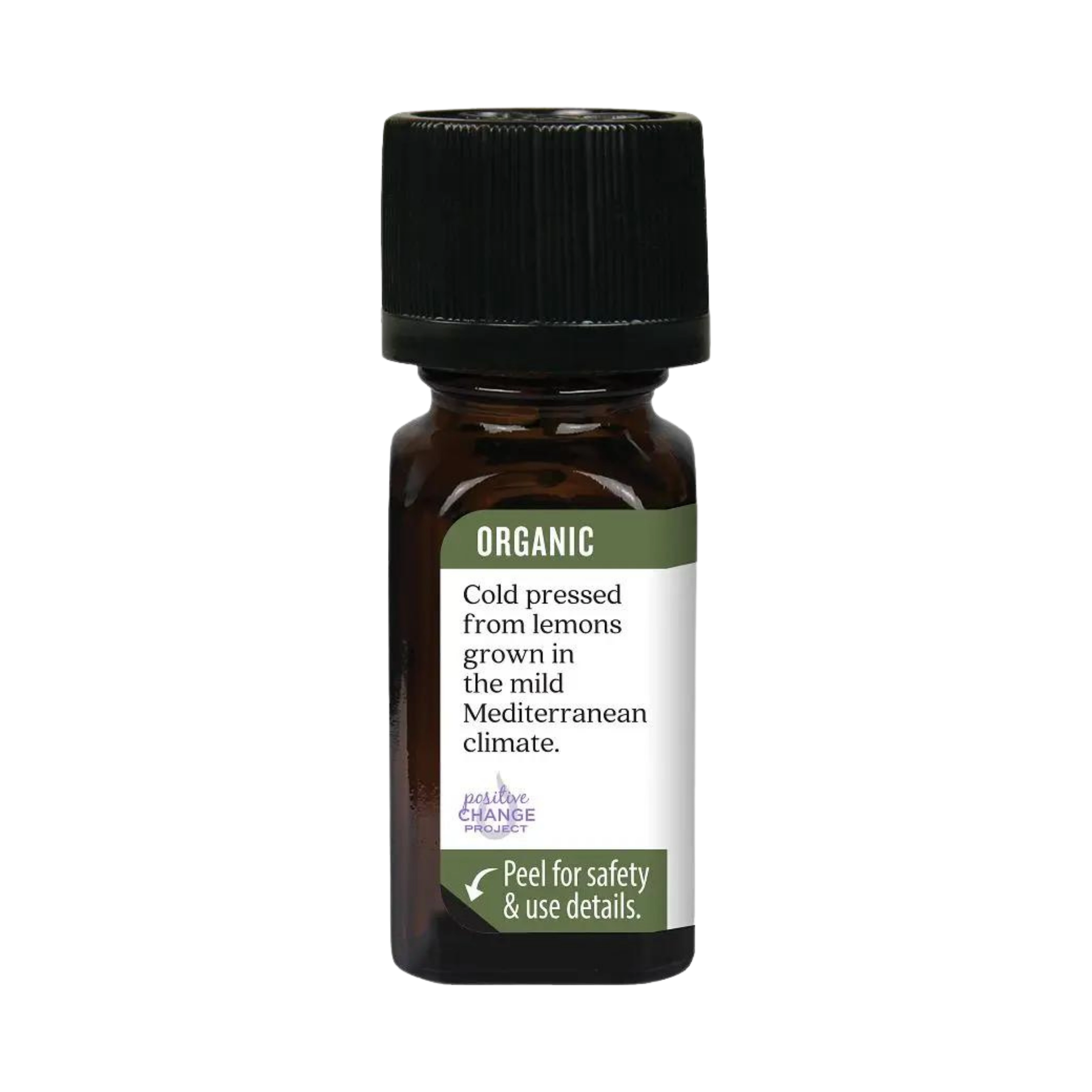 Aura Cacia, Organic Lemon, Essential Oil, 0.25 Oz