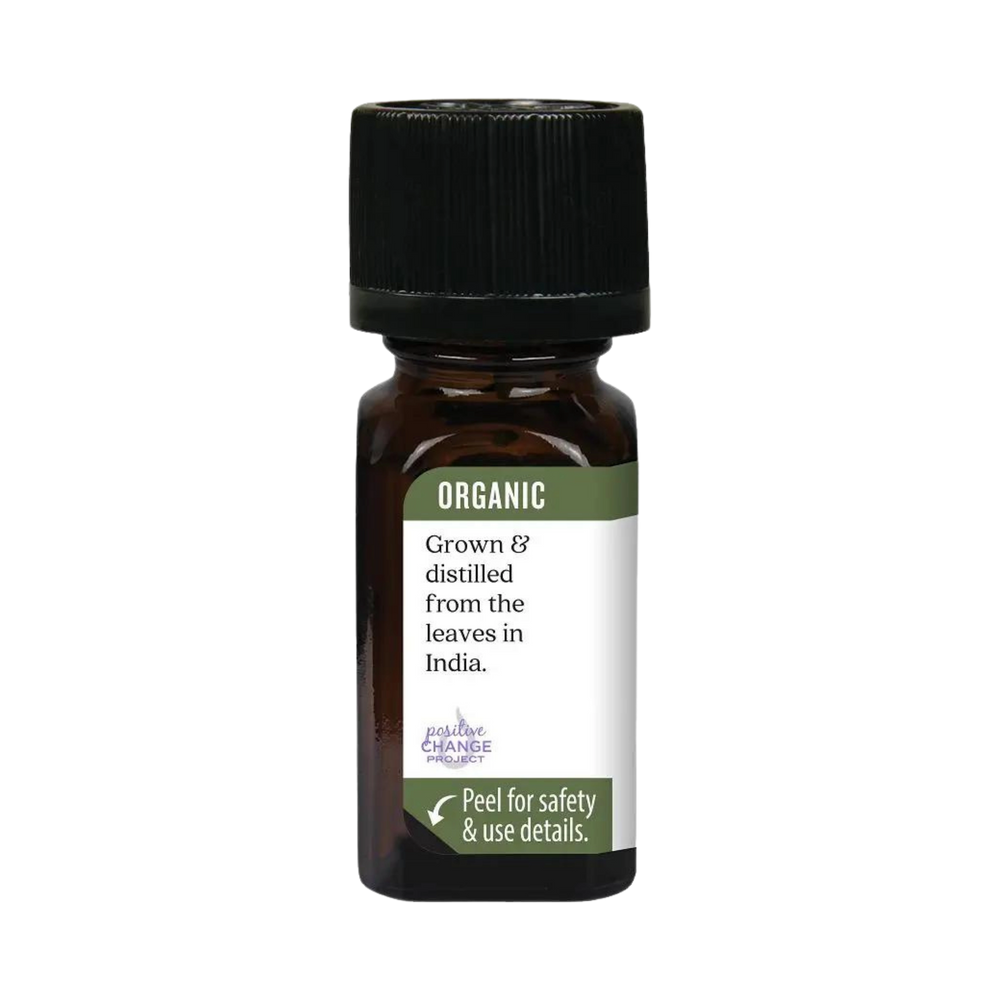 Aura Cacia, Organic Lemongrass, Essential Oil, 0.25 Oz