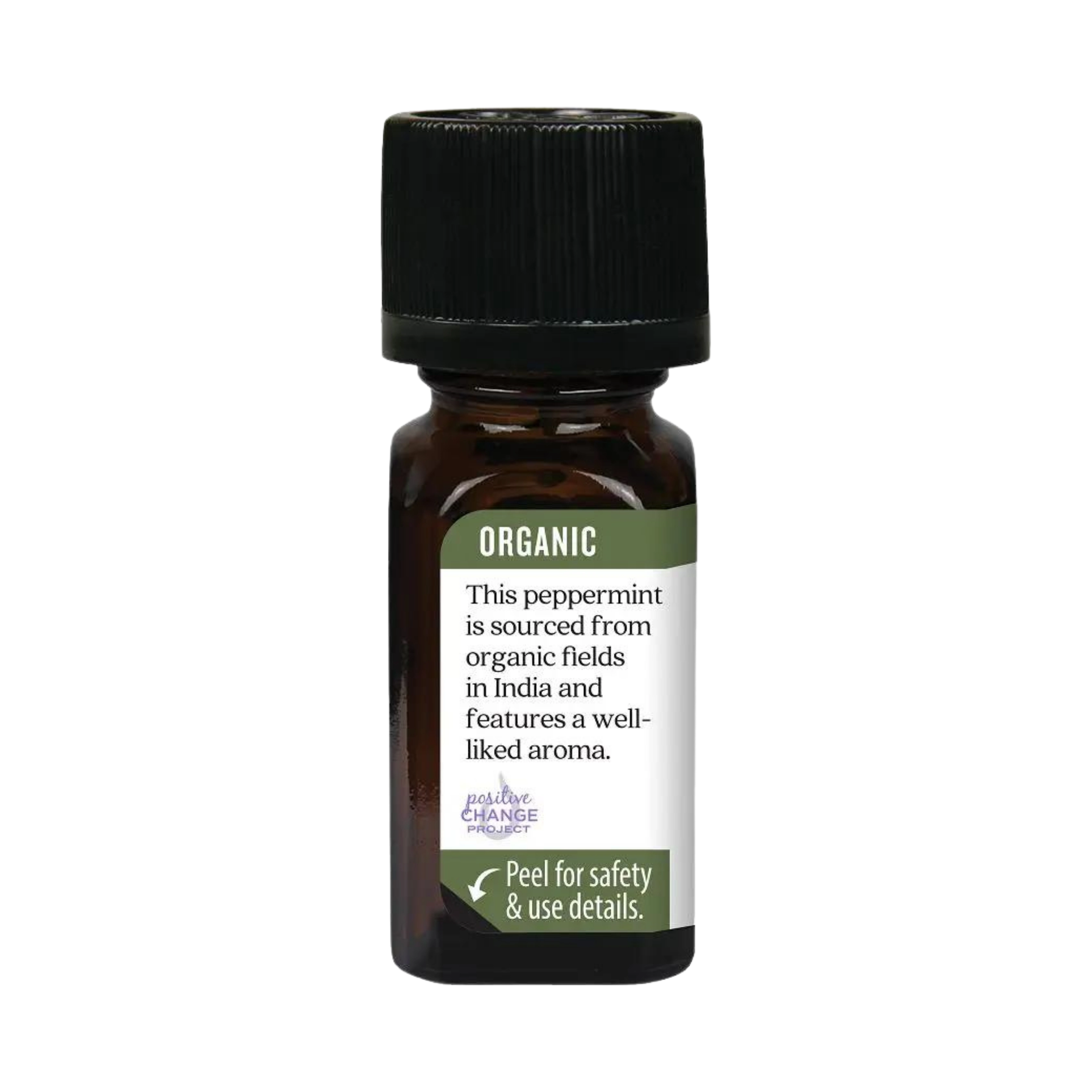 Aura Cacia, Organic Peppermint, Essential Oil, 0.25 Oz