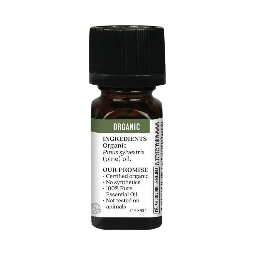 Aura Cacia, Organic Pine, Essential Oil, 0.25 Oz