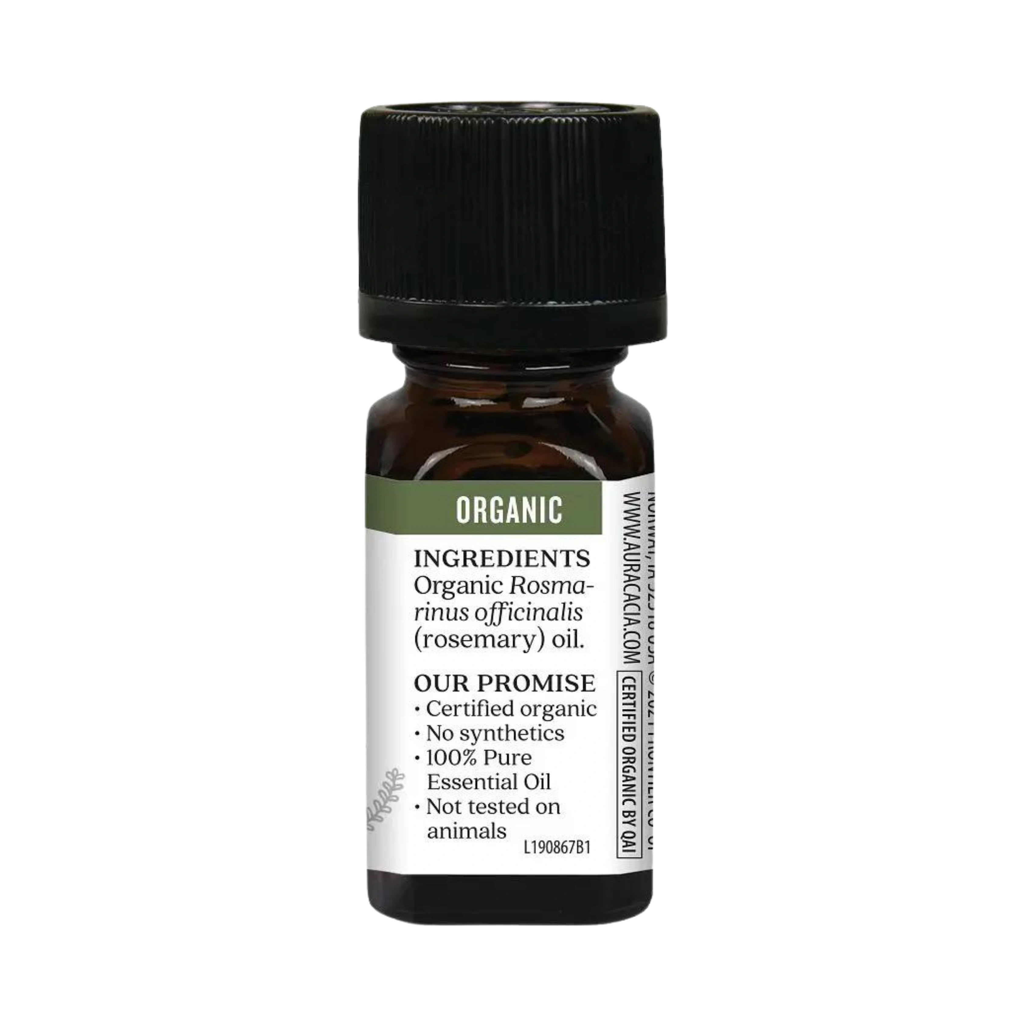 Aura Cacia, Organic Rosemary Verbenone Essential Oil, 0.25 Fl Oz