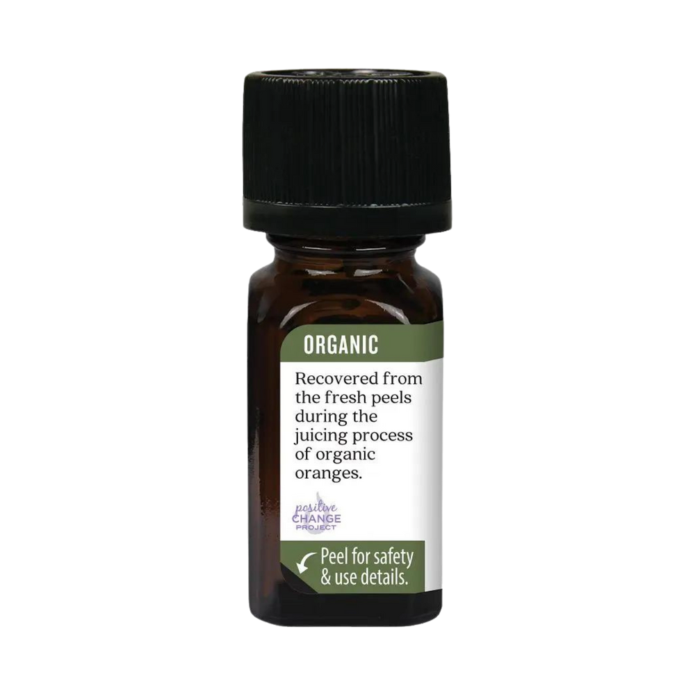 Aura Cacia, Organic Sweet Orange, Essential Oil, 0.25 Oz