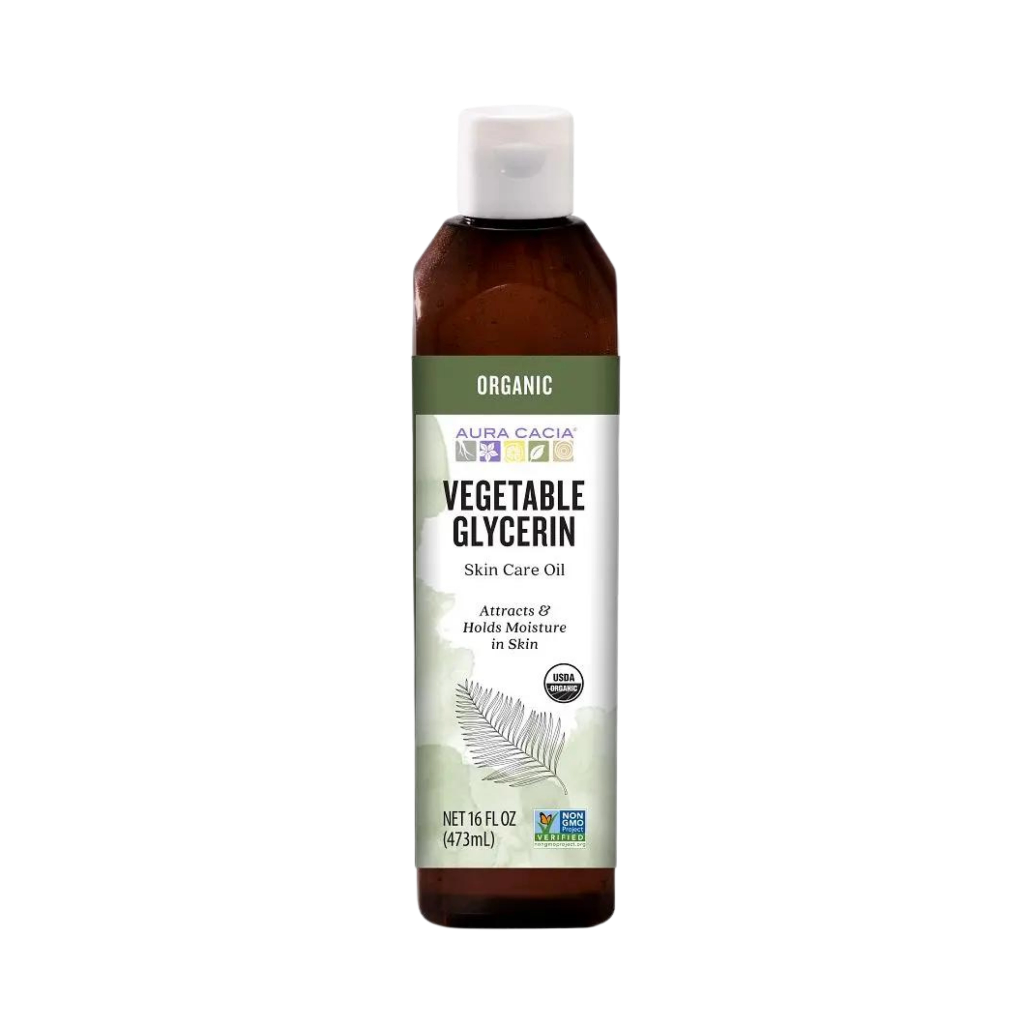 Aura Cacia, Organic Vegetable Glycerin, 16 Fl Oz