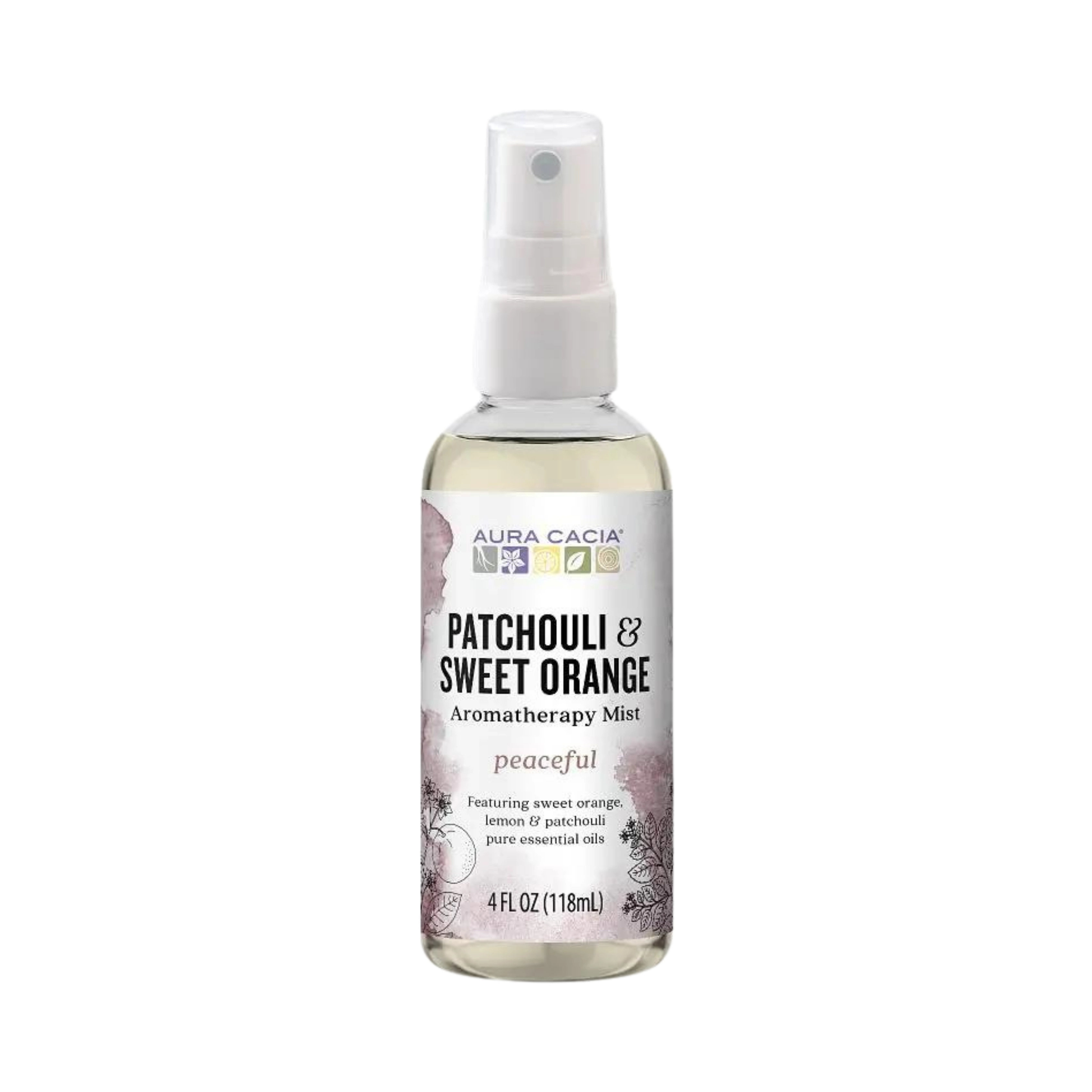 Aura Cacia, Patchouli & Sweet Orange Aromatherapy Mist, 4 Oz
